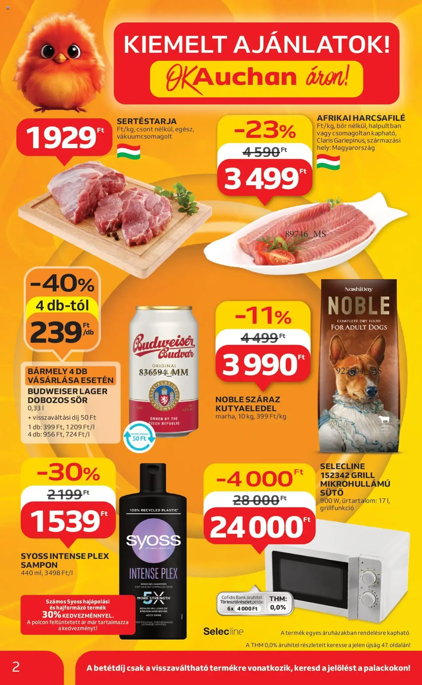 Auchan Akciós újság - 2025.08.07. érvényes szórólap 2 oldal 54 oldalból Auchan Akciós újság - 2025.08.07. érvényes szórólap 2 oldal 54 oldalból