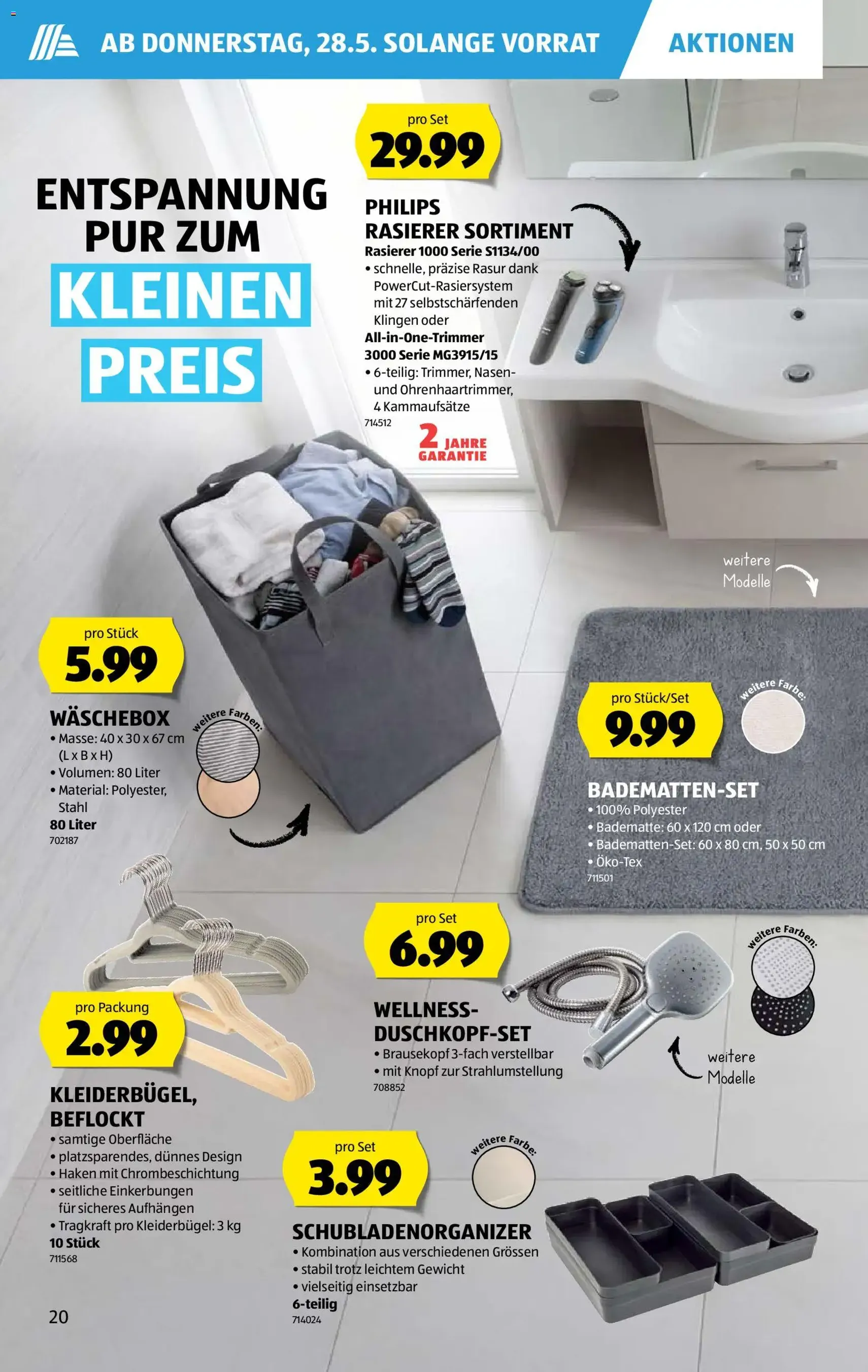 Aldi aktionen - Gültiger Prospekt ab 28.05.2026, Seite 20 von insgesamt 39