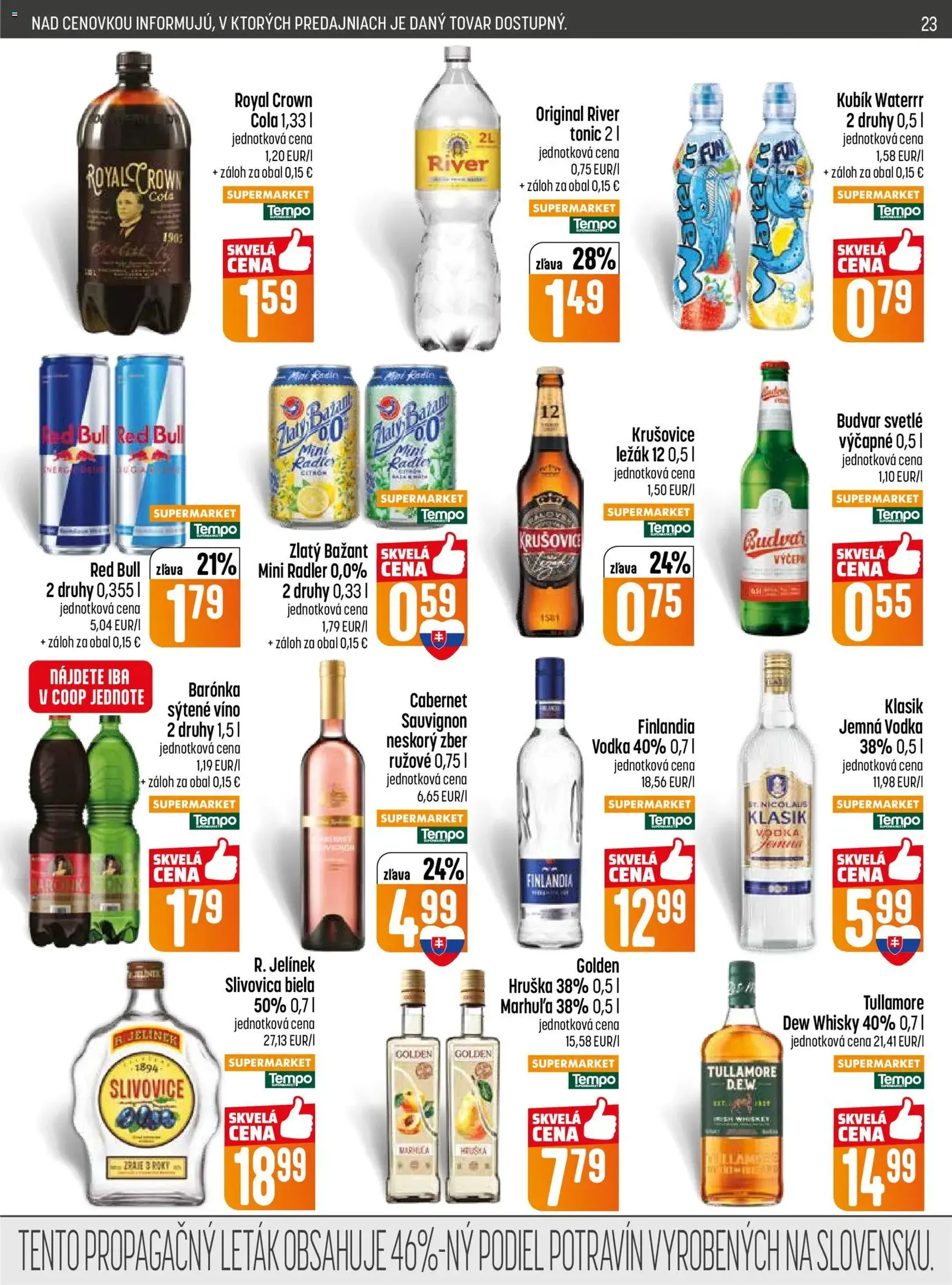 COOP Jednota leták - platný leták od 26.02.2026 strana 23 z 28