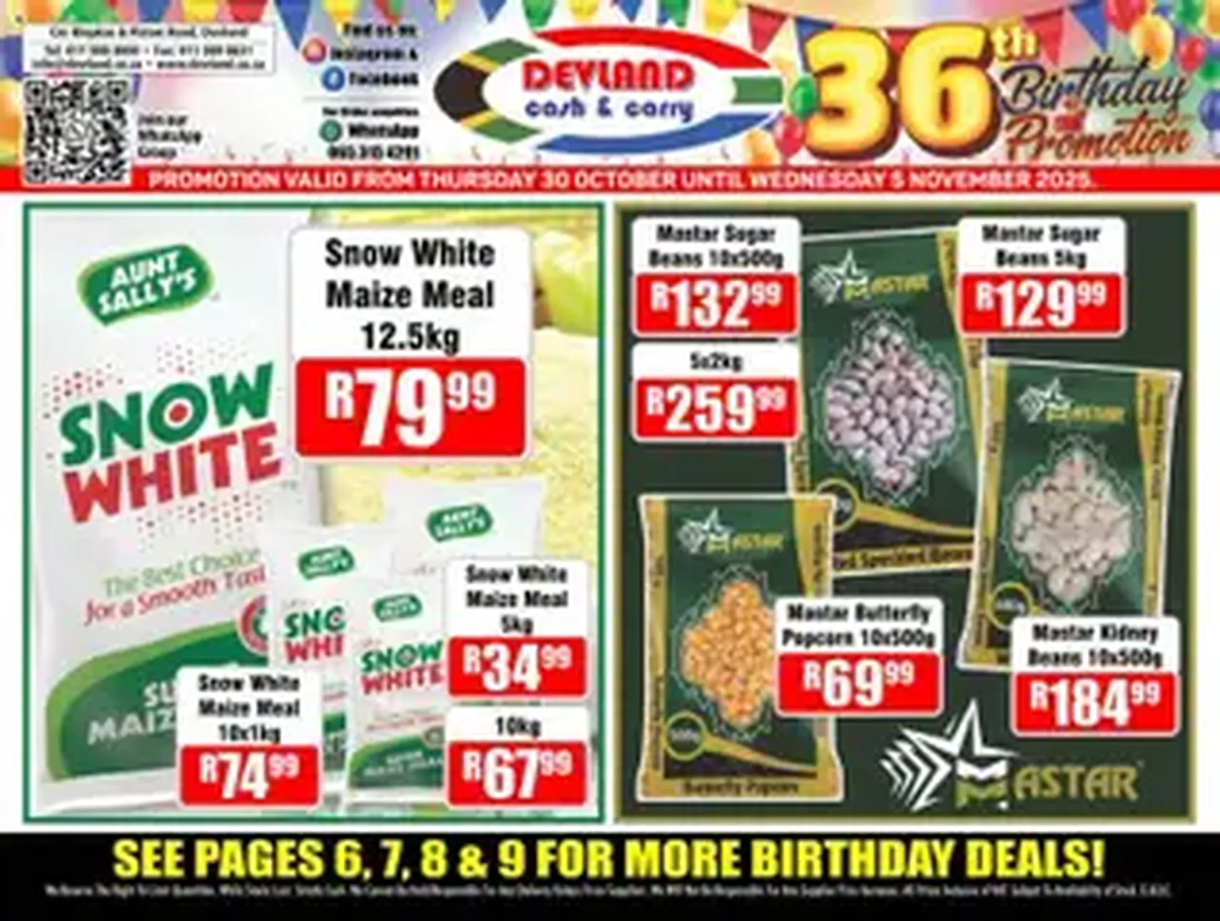 Devland Weekly Specials - valid flyer from 30/10/2025, page 1 of 1