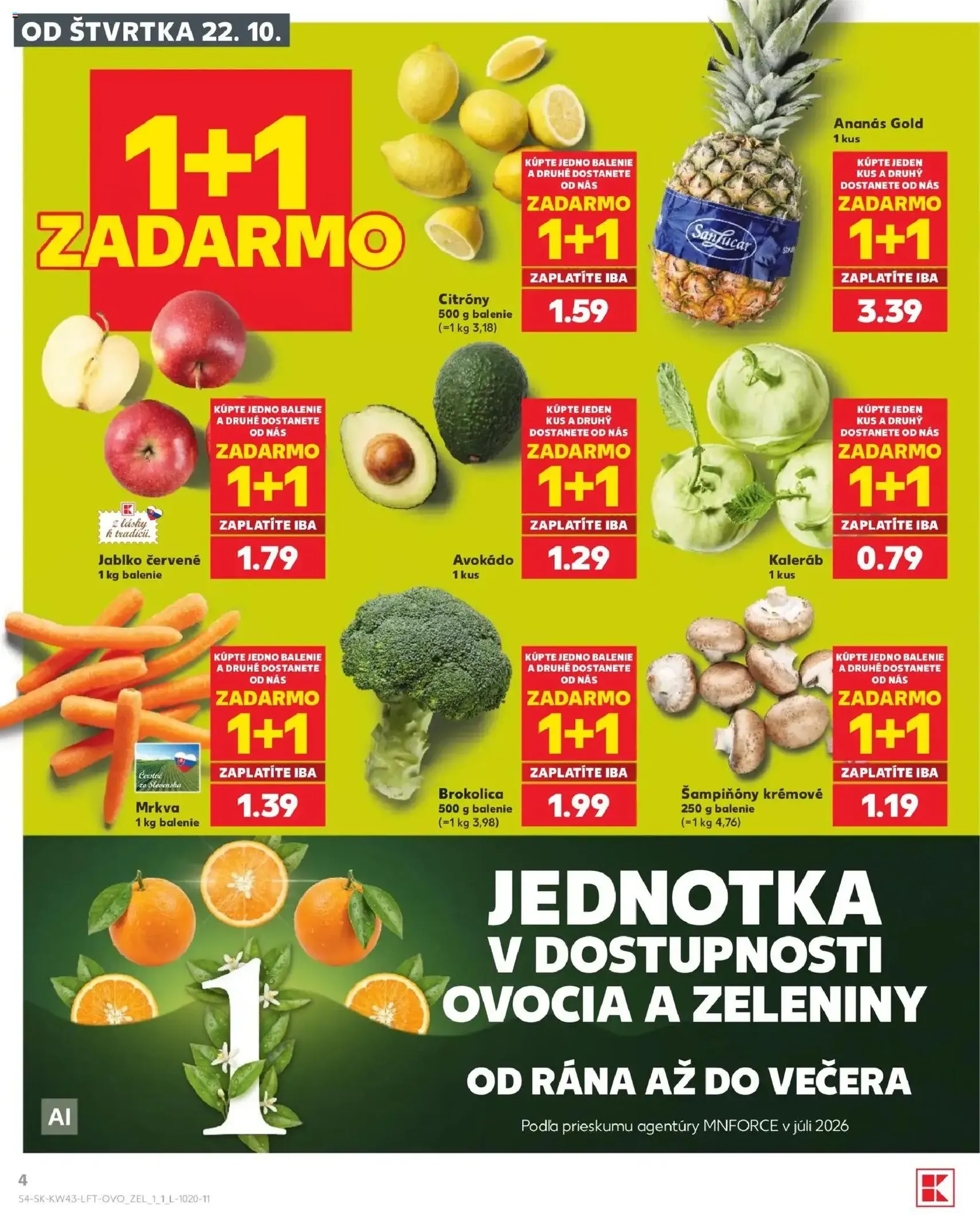 Kaufland leták - platný leták od 22.10.2026 strana 4 z 76