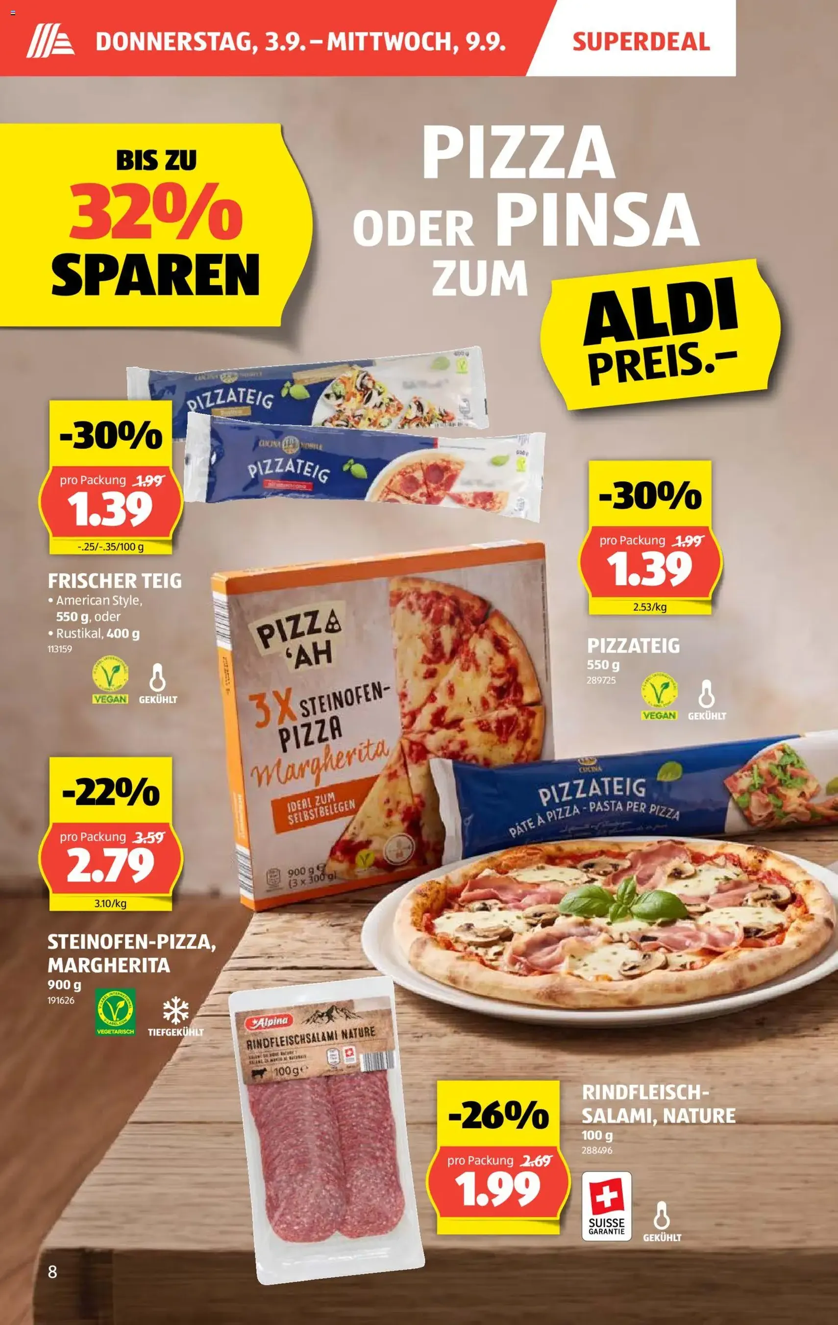 Aldi aktionen - Gültiger Prospekt ab 03.09.2026, Seite 8 von insgesamt 44
