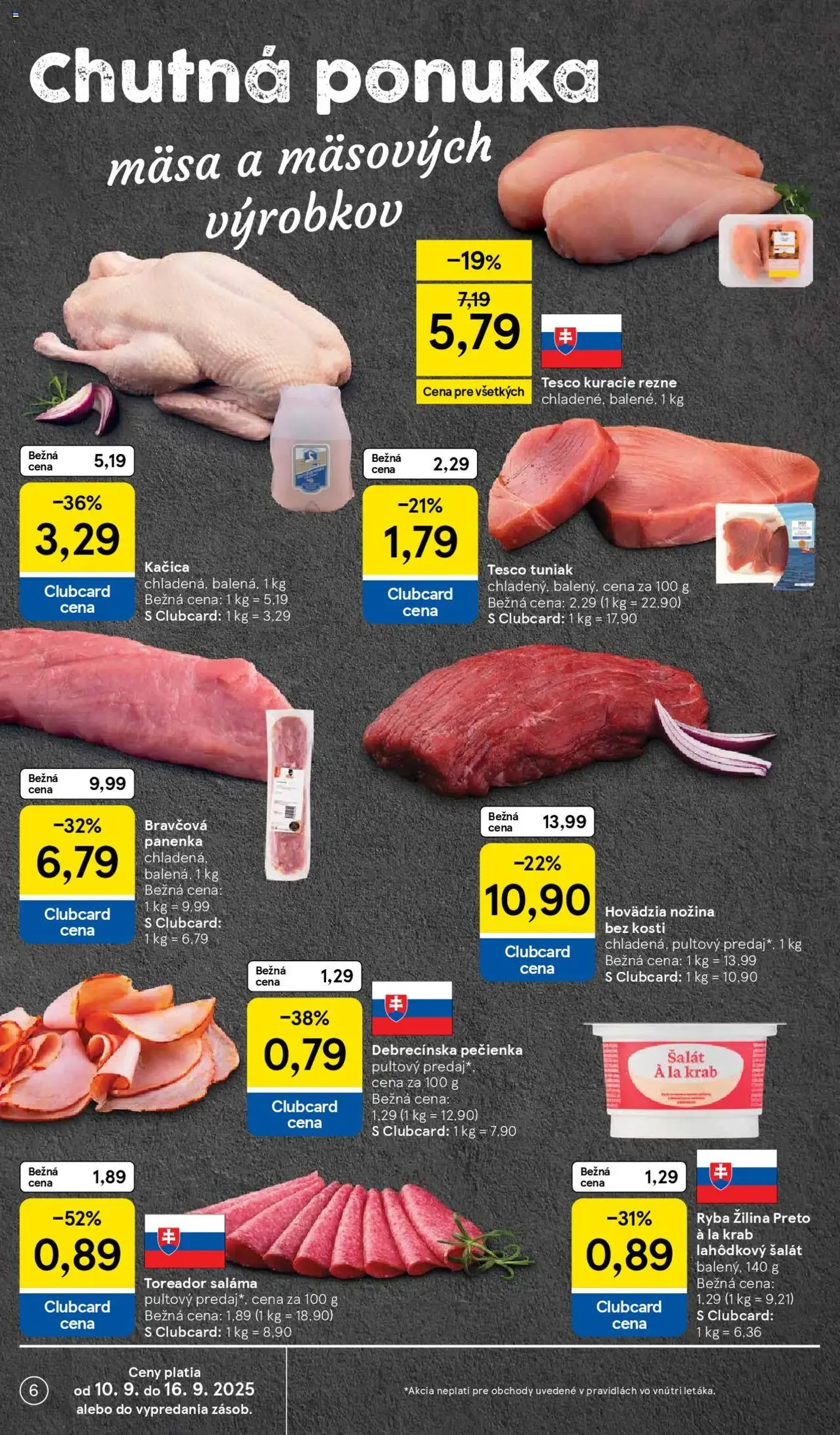 Tesco Hypermarket - leták - platný leták od 10.09.2025 strana 6 z 38 Tesco Hypermarket - leták - platný leták od 10.09.2025 strana 6 z 38