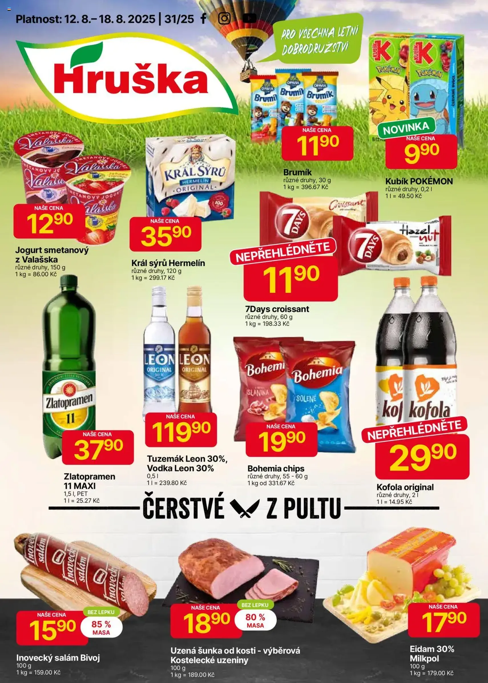 Hruška leták - platný leták od 12.08.2025 strana 1 z 12