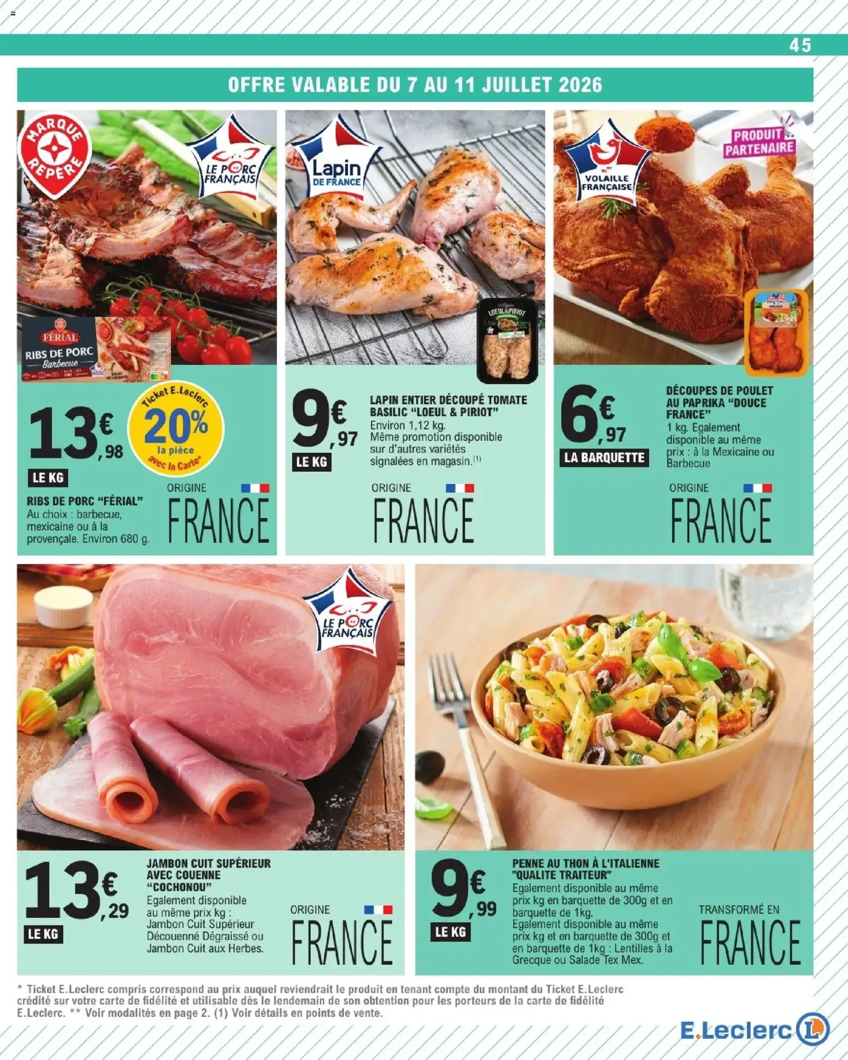 E.Leclerc catalogue - brochure valable à partir du 07/07/2026, page 45 sur 56