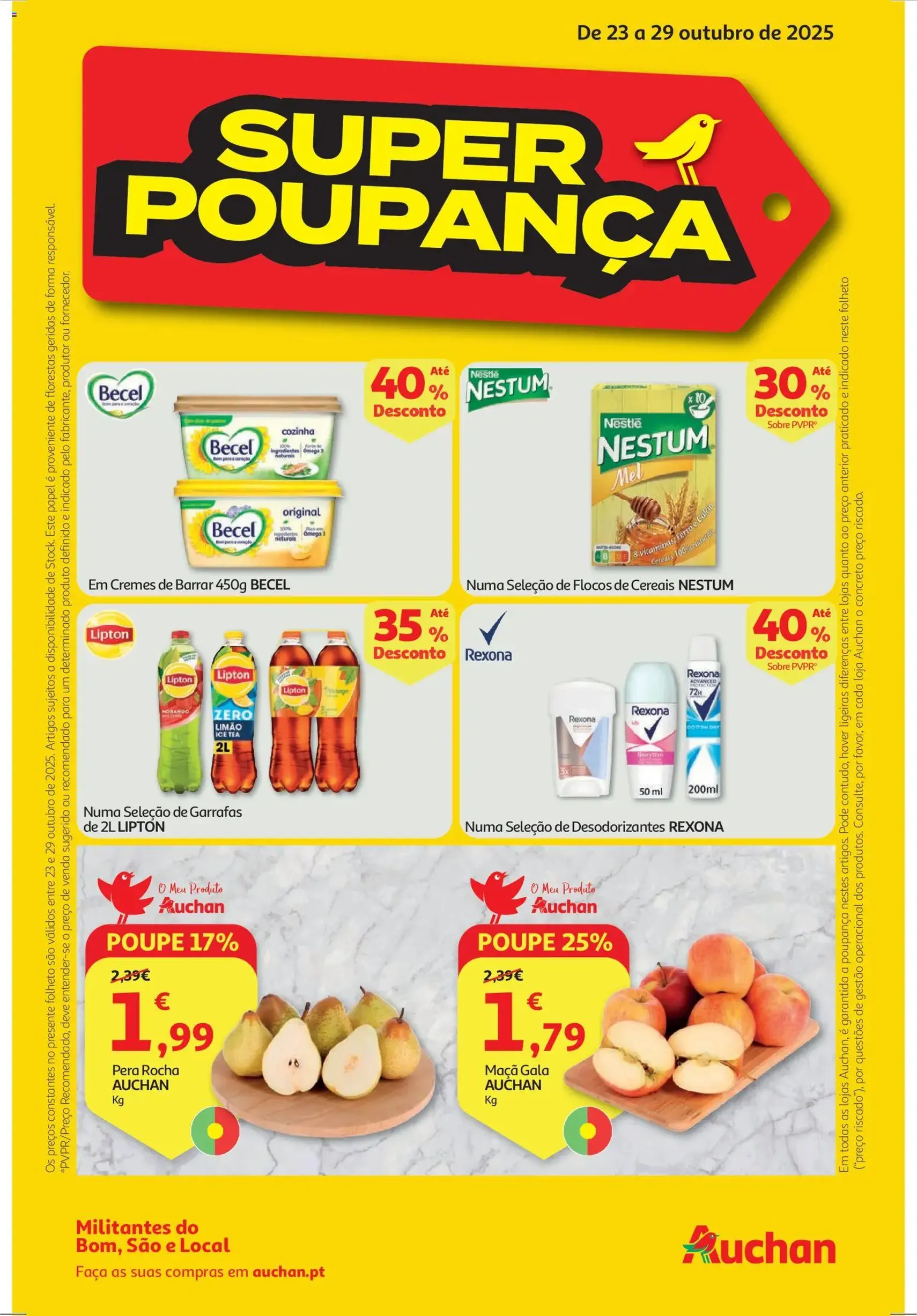 Auchan folheto - folheto válido a partir de 23/10/2025 página 1 de 40 Auchan folheto - folheto válido a partir de 23/10/2025 página 1 de 40