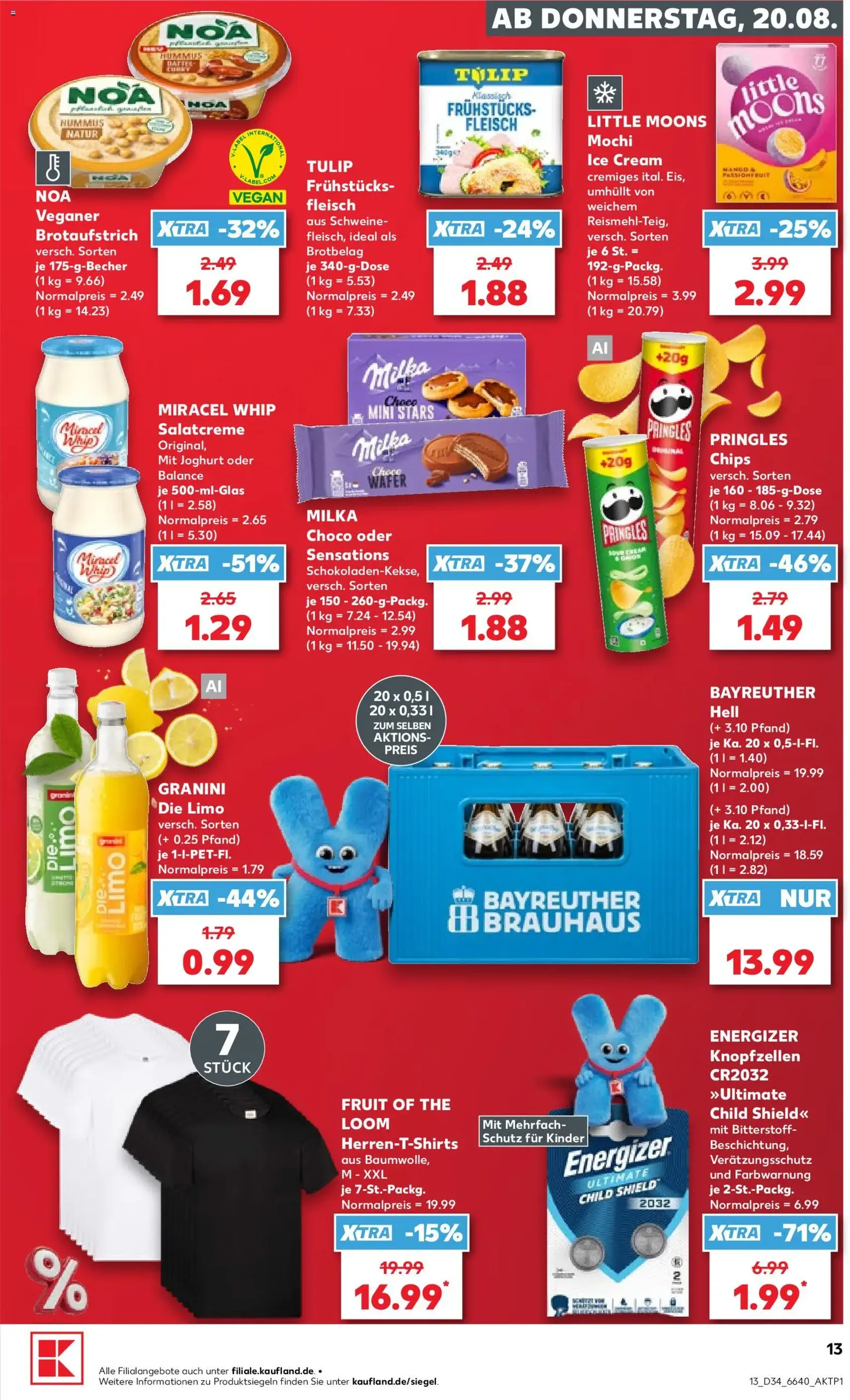 Kaufland Prospekt - Gültiger Prospekt ab 20.08.2026, Seite 13 von insgesamt 52