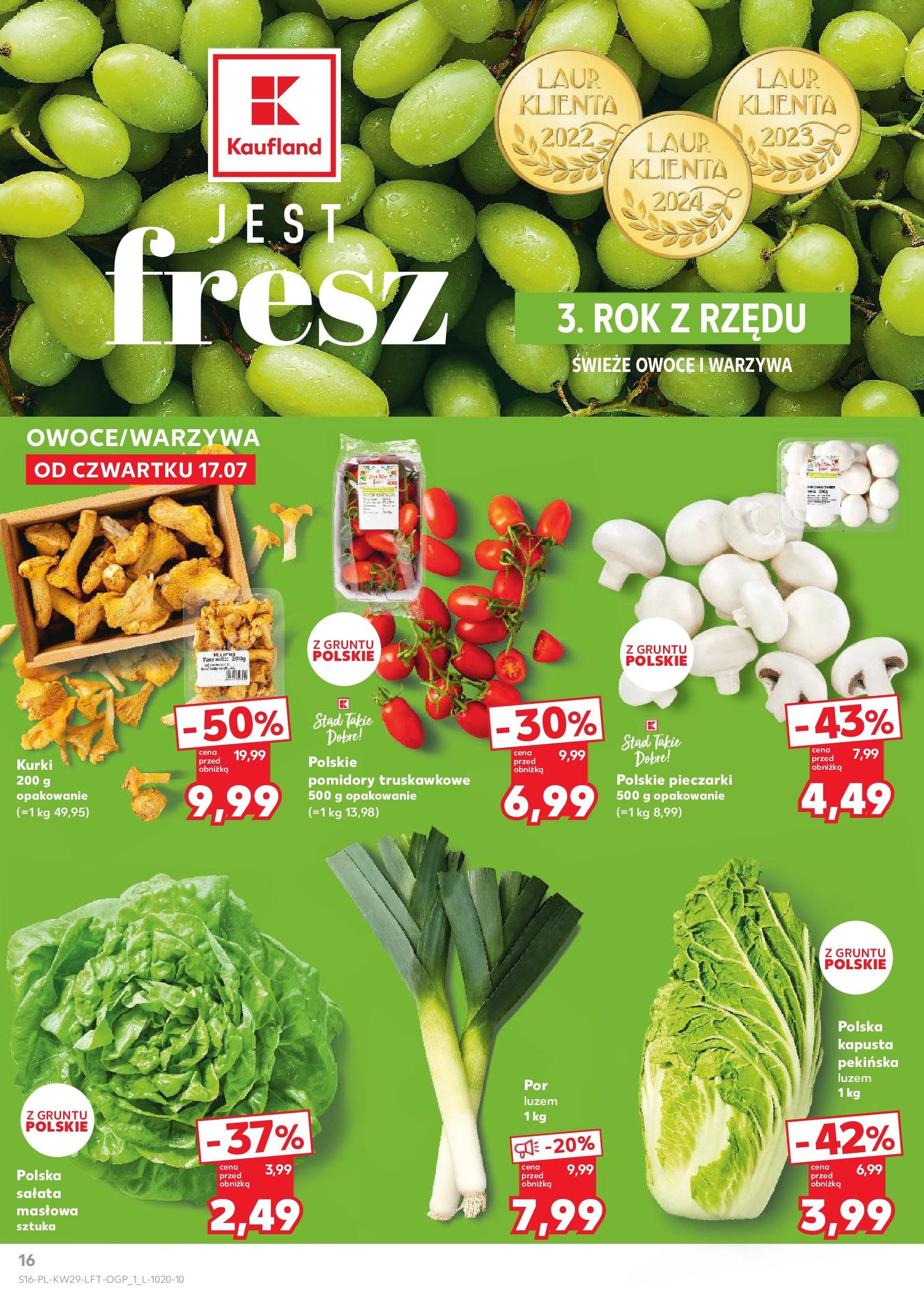 Kaufland gazetka - ważny gazetka od 17.07.2025 strona 16 z 53 Kaufland gazetka - ważny gazetka od 17.07.2025 strona 16 z 53