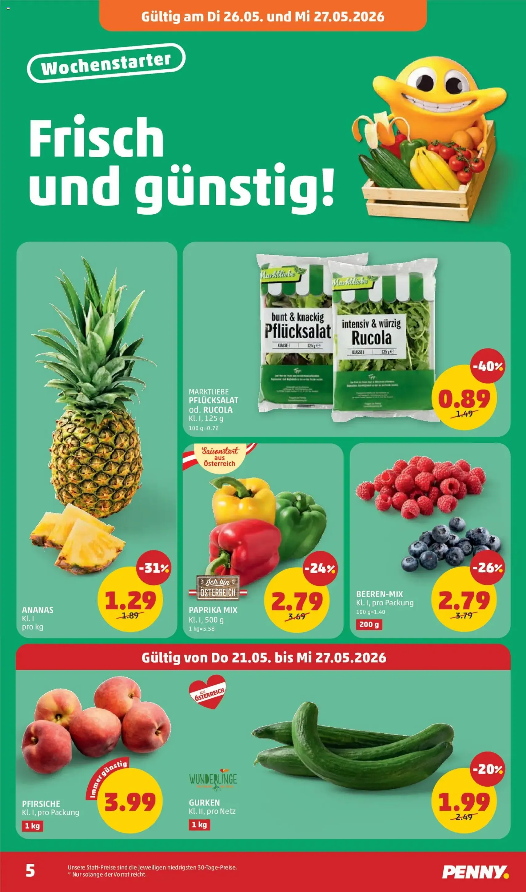 Penny Markt Flugblatt - Gültiger Prospekt ab 21.05.2026, Seite 5 von insgesamt 32