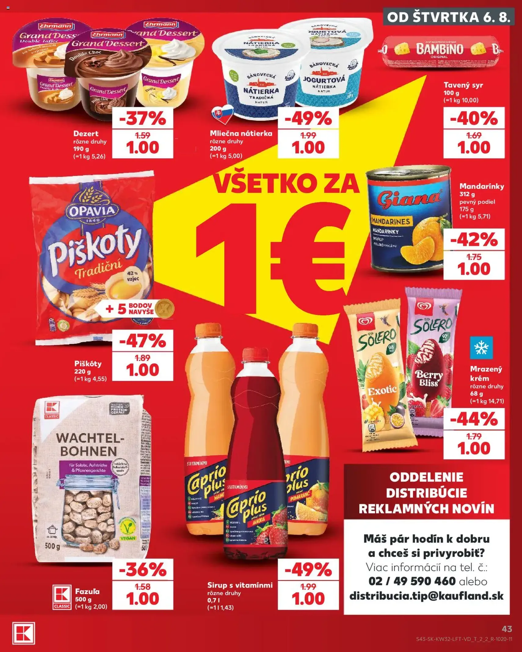 Kaufland SK akciós újság - 2026.08.06. érvényes szórólap 43 oldal 78 oldalból