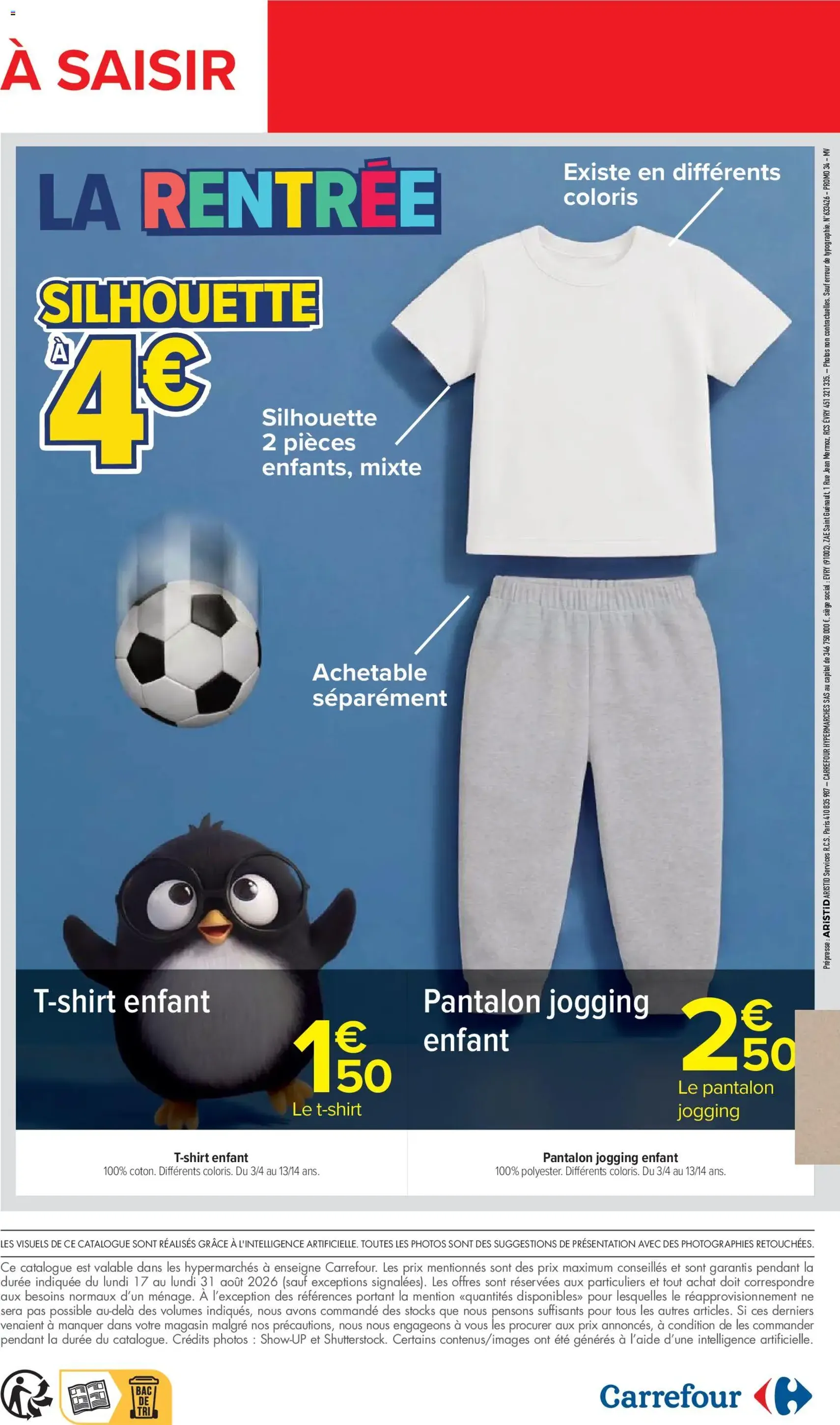Carrefour Vos promos du quotidien - brochure valable à partir du 17/08/2026, page 2 sur 84