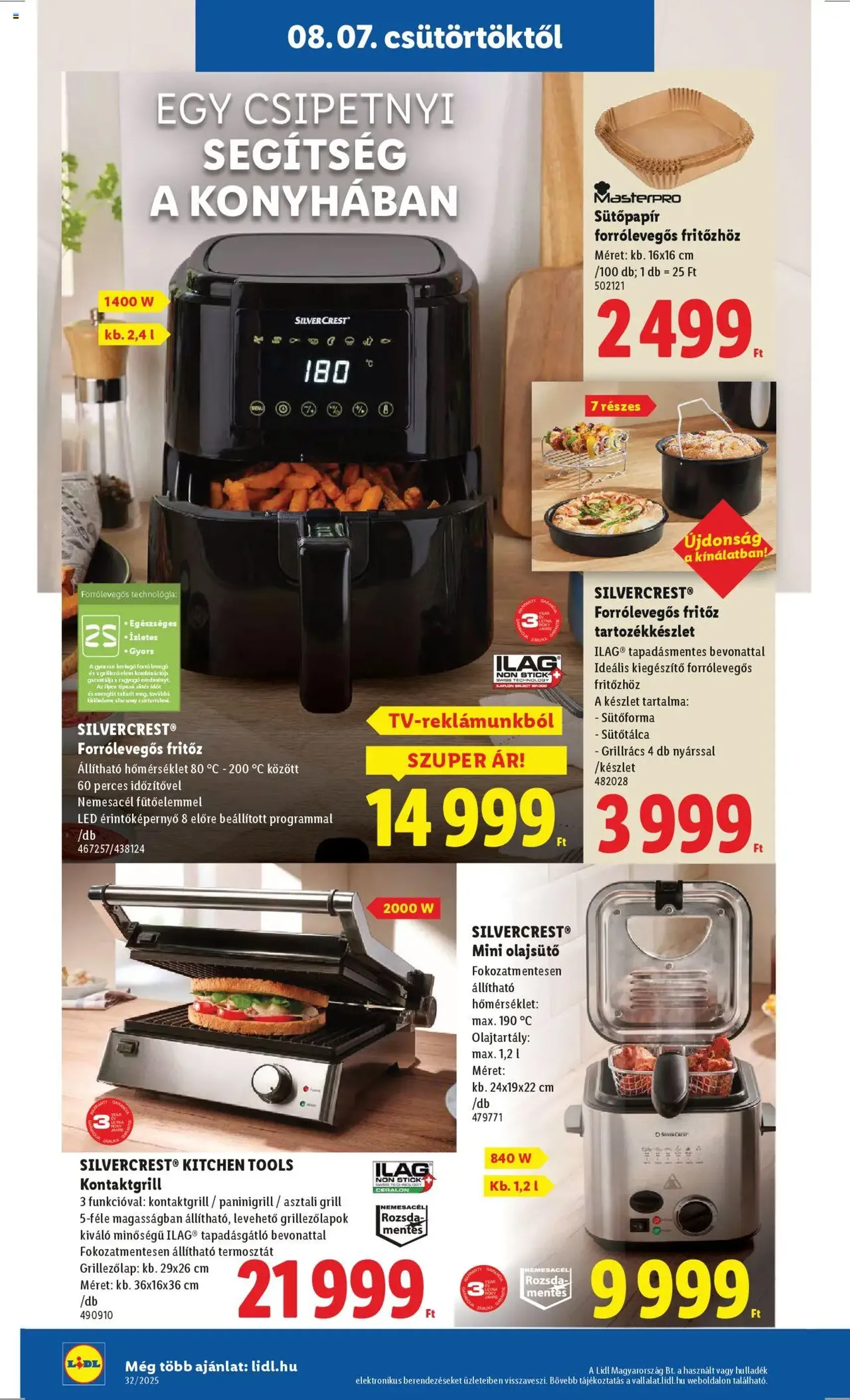 Lidl Akciós újság - 2025.08.07. érvényes szórólap 22 oldal 66 oldalból Lidl Akciós újság - 2025.08.07. érvényes szórólap 22 oldal 66 oldalból
