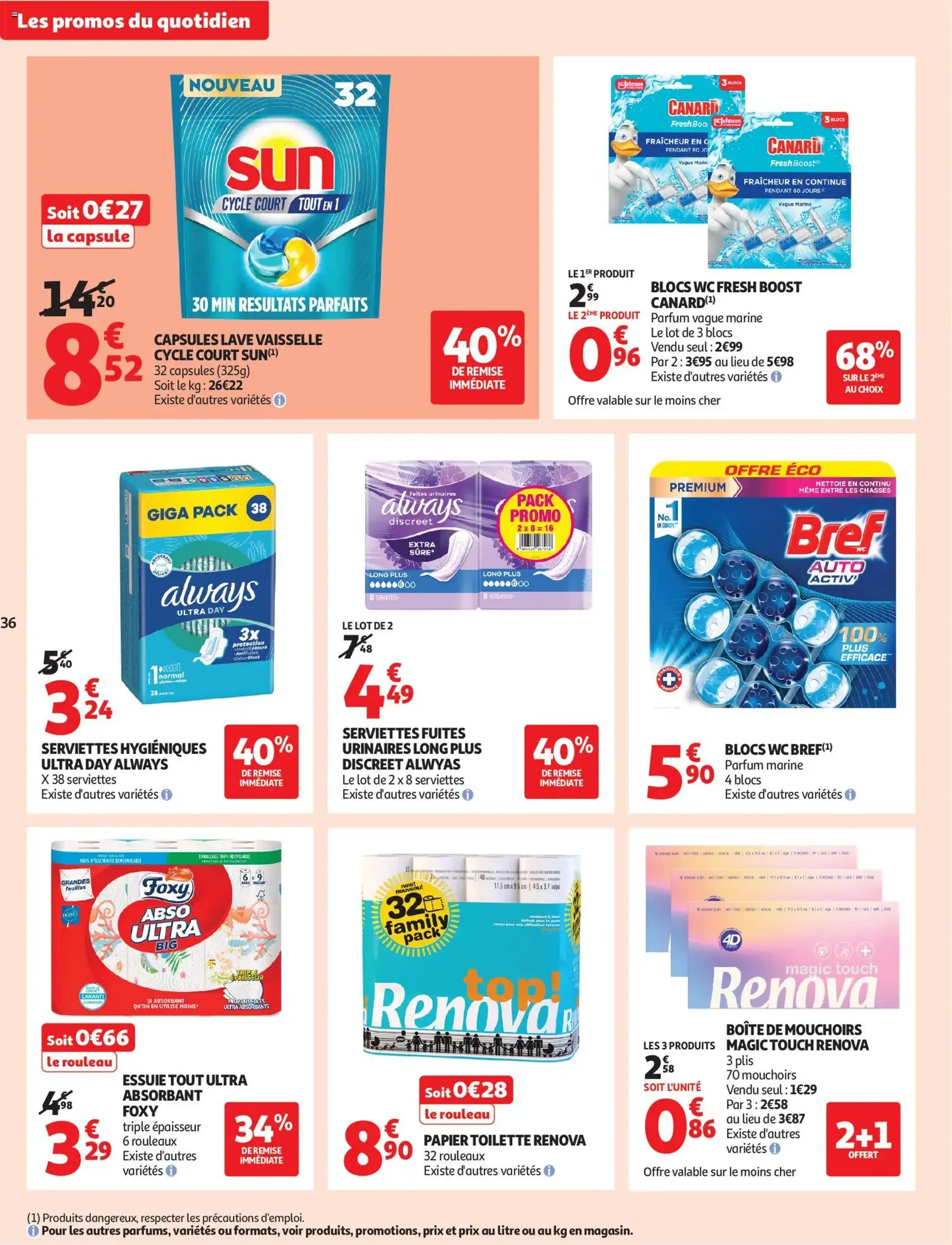 Auchan folder / publicité - geldige folder vanaf 28/07/2026 pagina 36 van 54