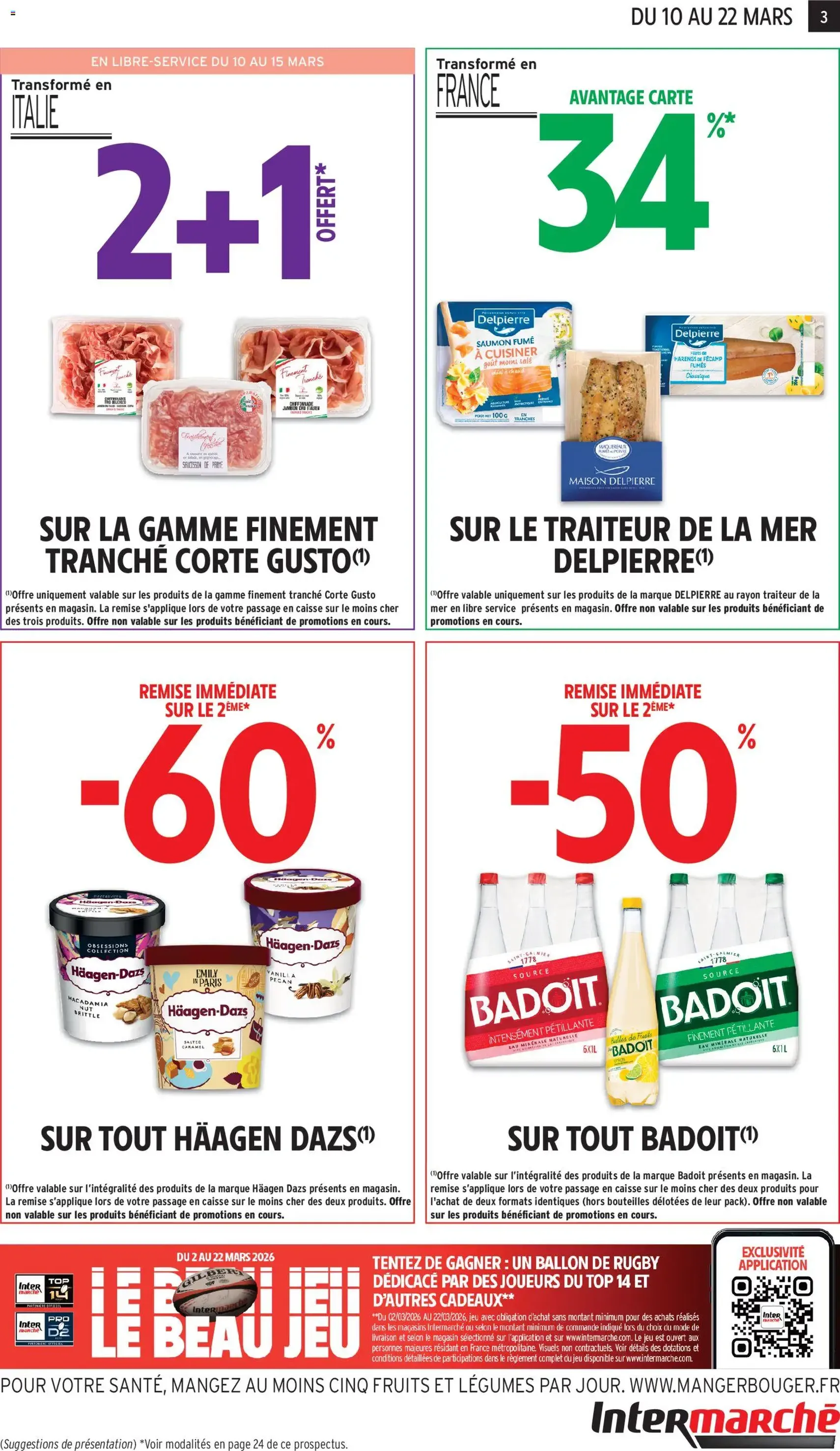 Intermarché catalogue semaine 11 - brochure valable à partir du 10/03/2026, page 3 sur 40