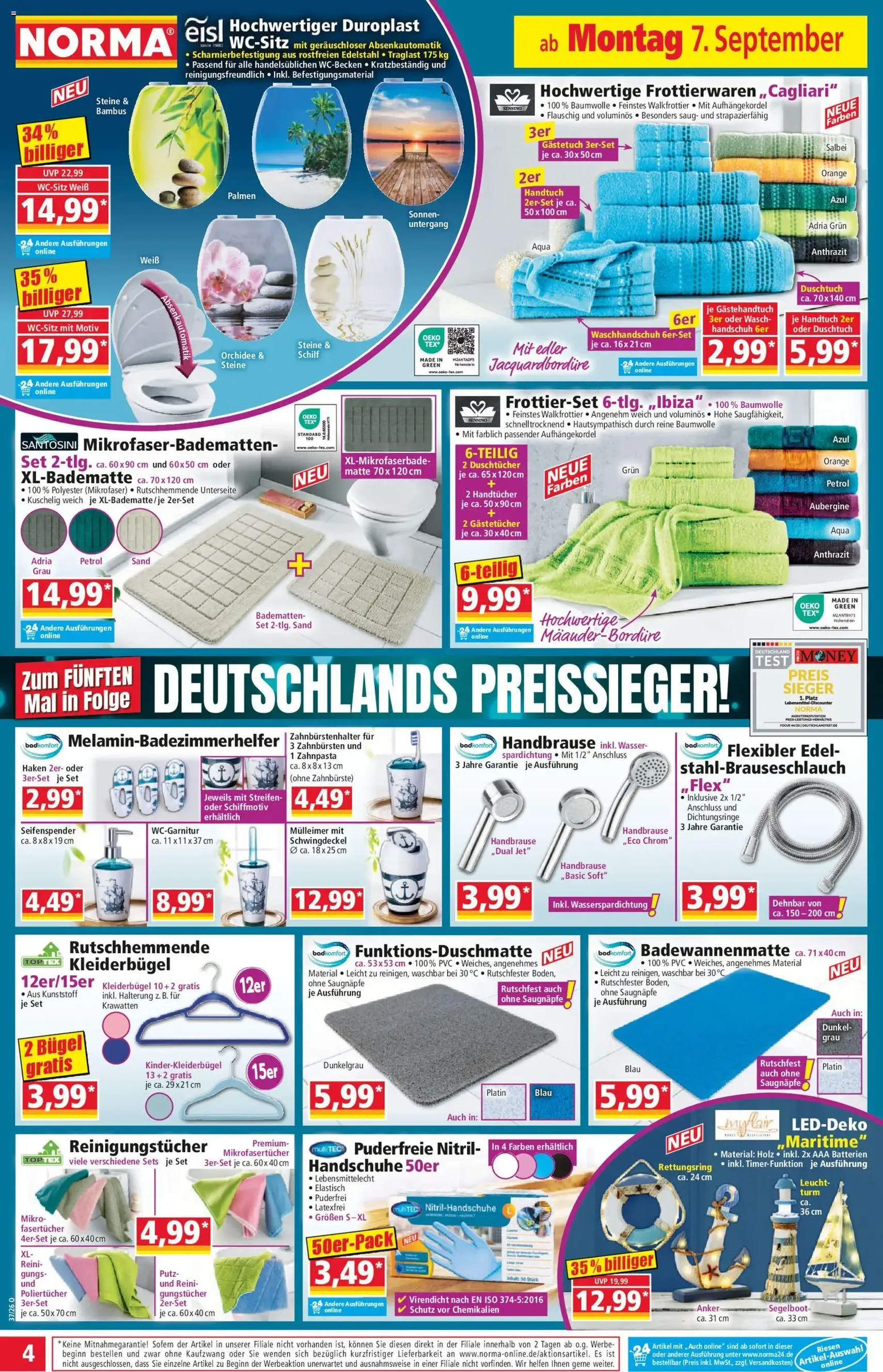 Norma Prospekt - Gültiger Prospekt ab 07.09.2026, Seite 4 von insgesamt 25