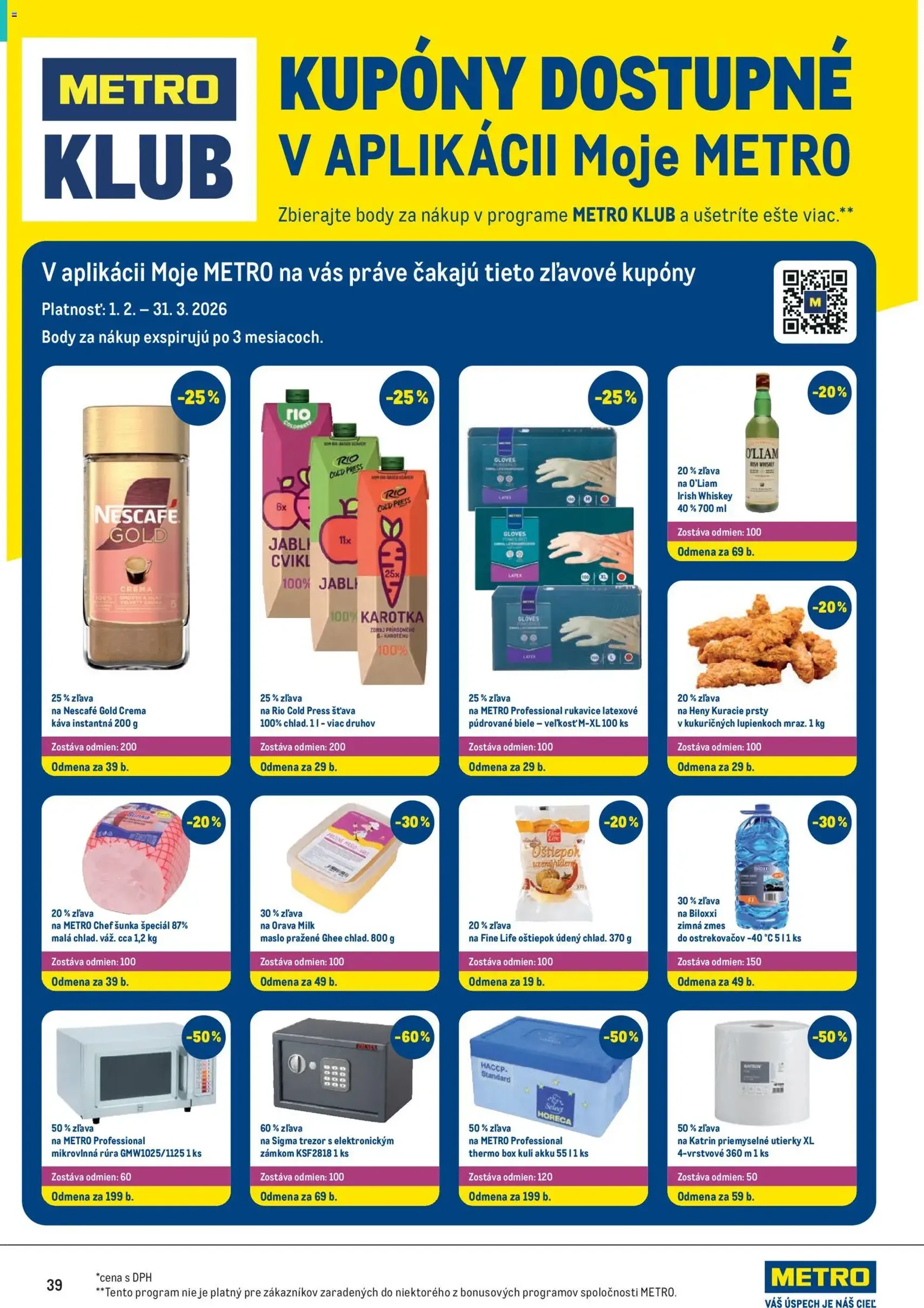 Metro maloobchod - platný leták od 25.02.2026 strana 39 z 40