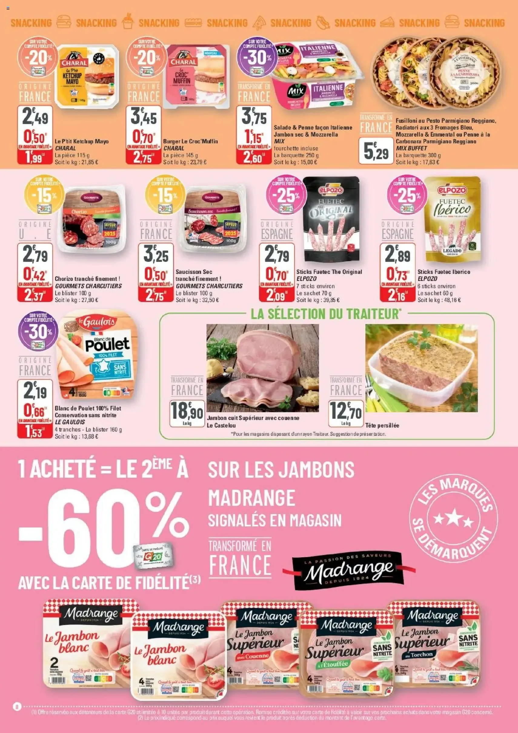 G20 Supermarchés catalogue - brochure valable à partir du 01/07/2026, page 8 sur 20