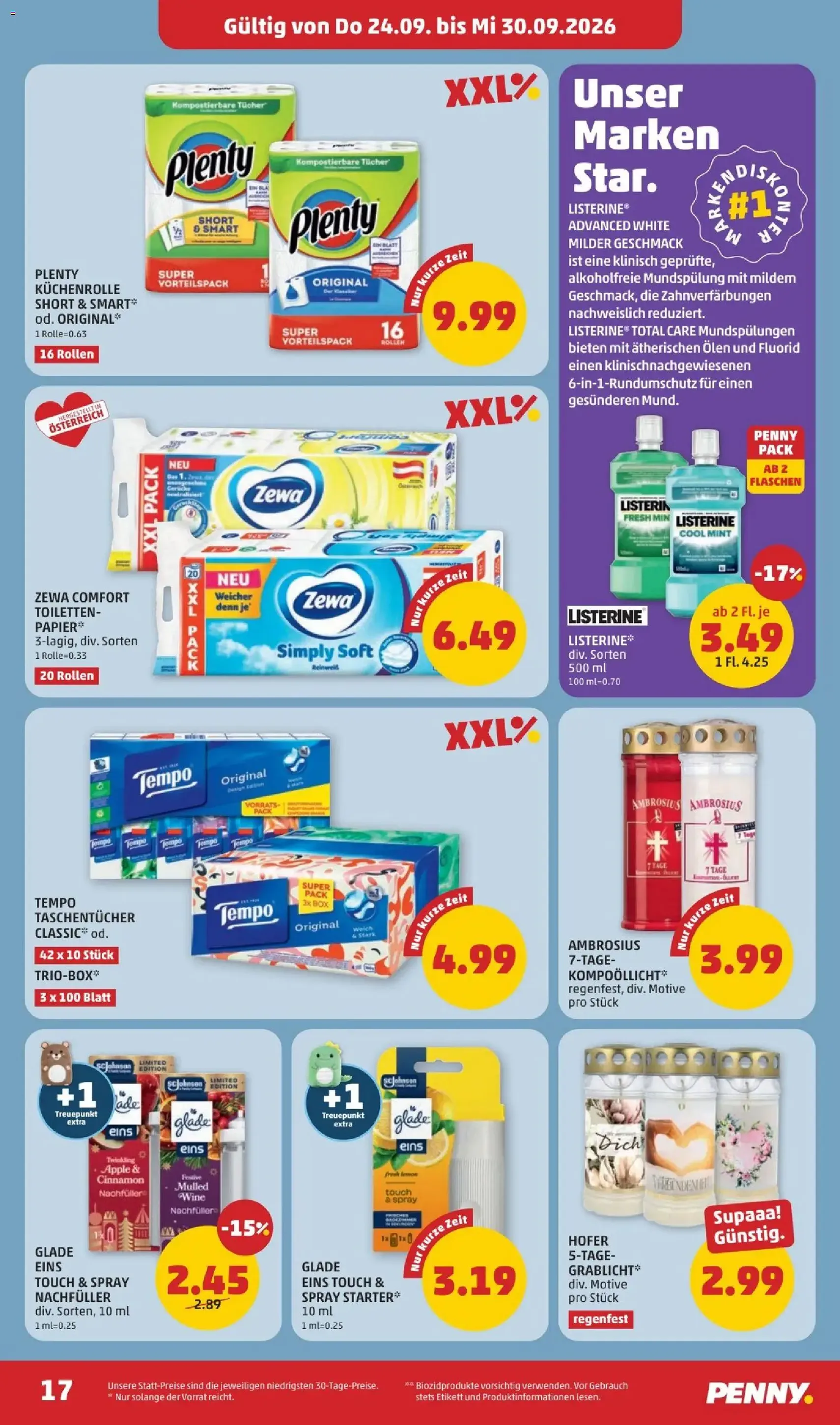 Penny Markt - Flugblatt - Gültiger Prospekt ab 24.09.2026, Seite 17 von insgesamt 28