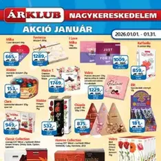 ÁRKLUB Akciós újság - szórólap előnézete érvényes 2026.01.01. -tól