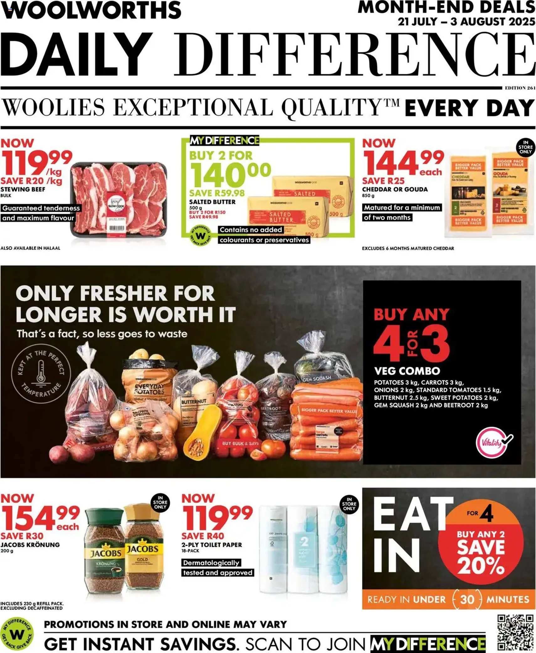 Woolworths Specials - valid flyer from 21/07/2025, page 1 of 12
