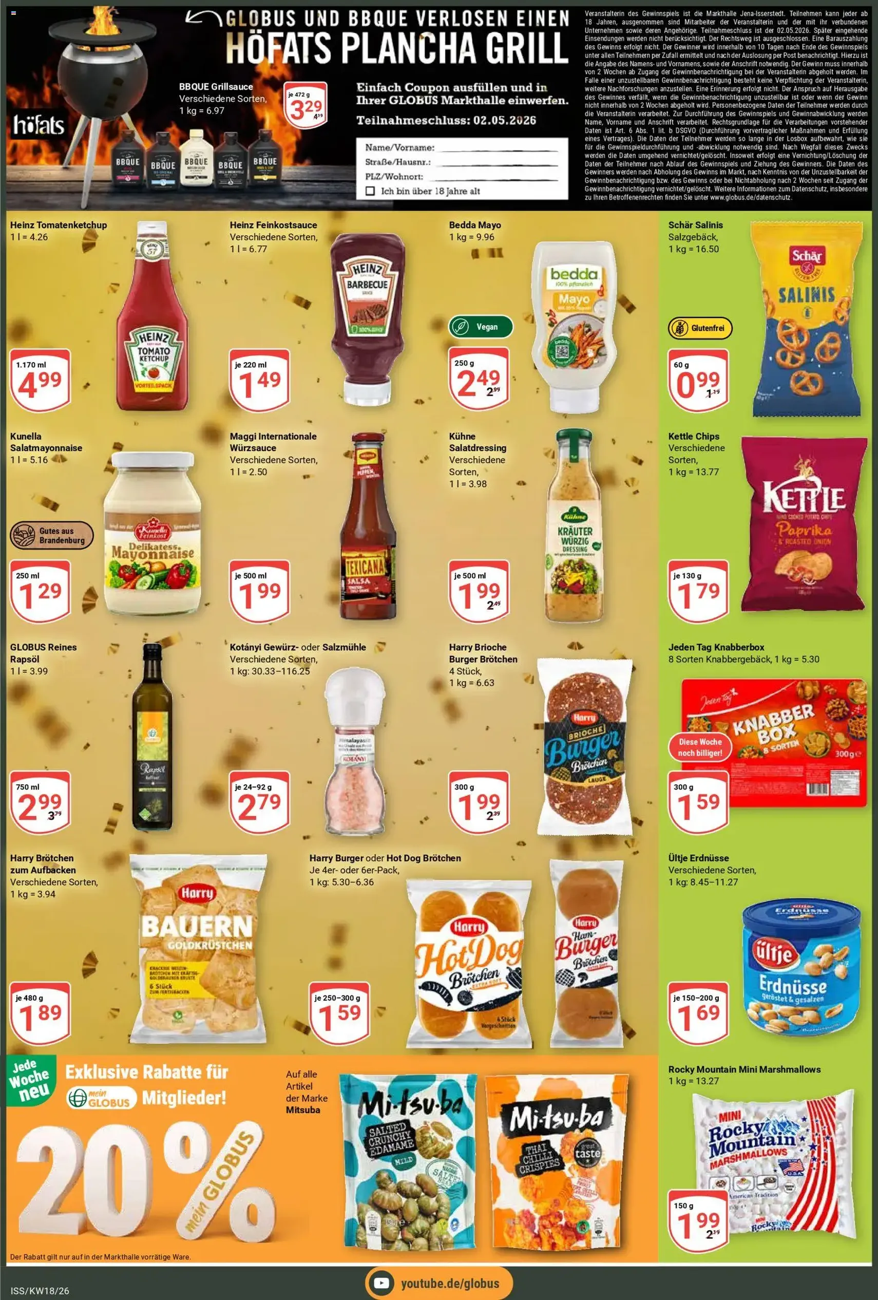 Globus Prospekt - Gültiger Prospekt ab 27.04.2026, Seite 3 von insgesamt 36