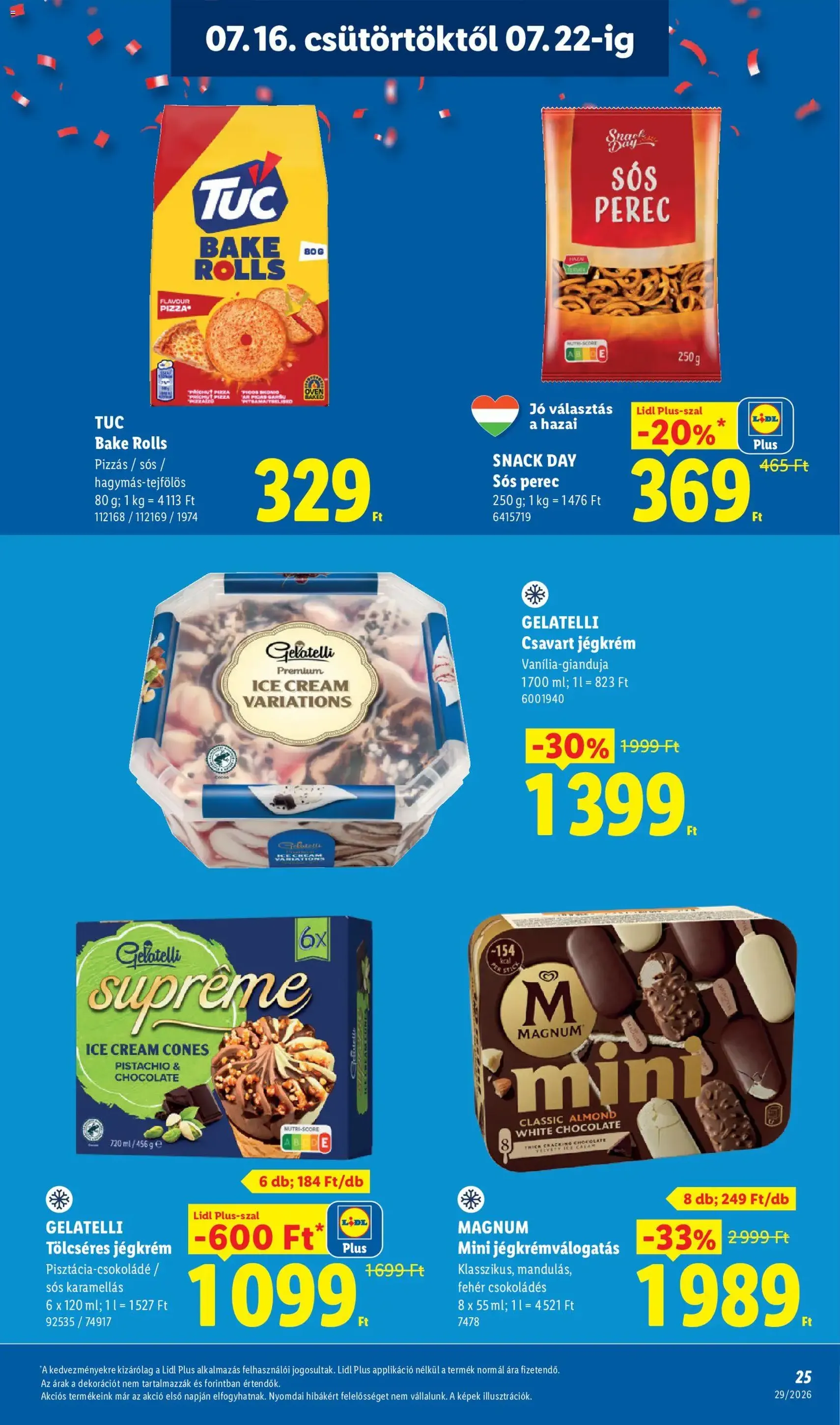 Lidl akciós újság - 2026.07.16. érvényes szórólap 25 oldal 88 oldalból