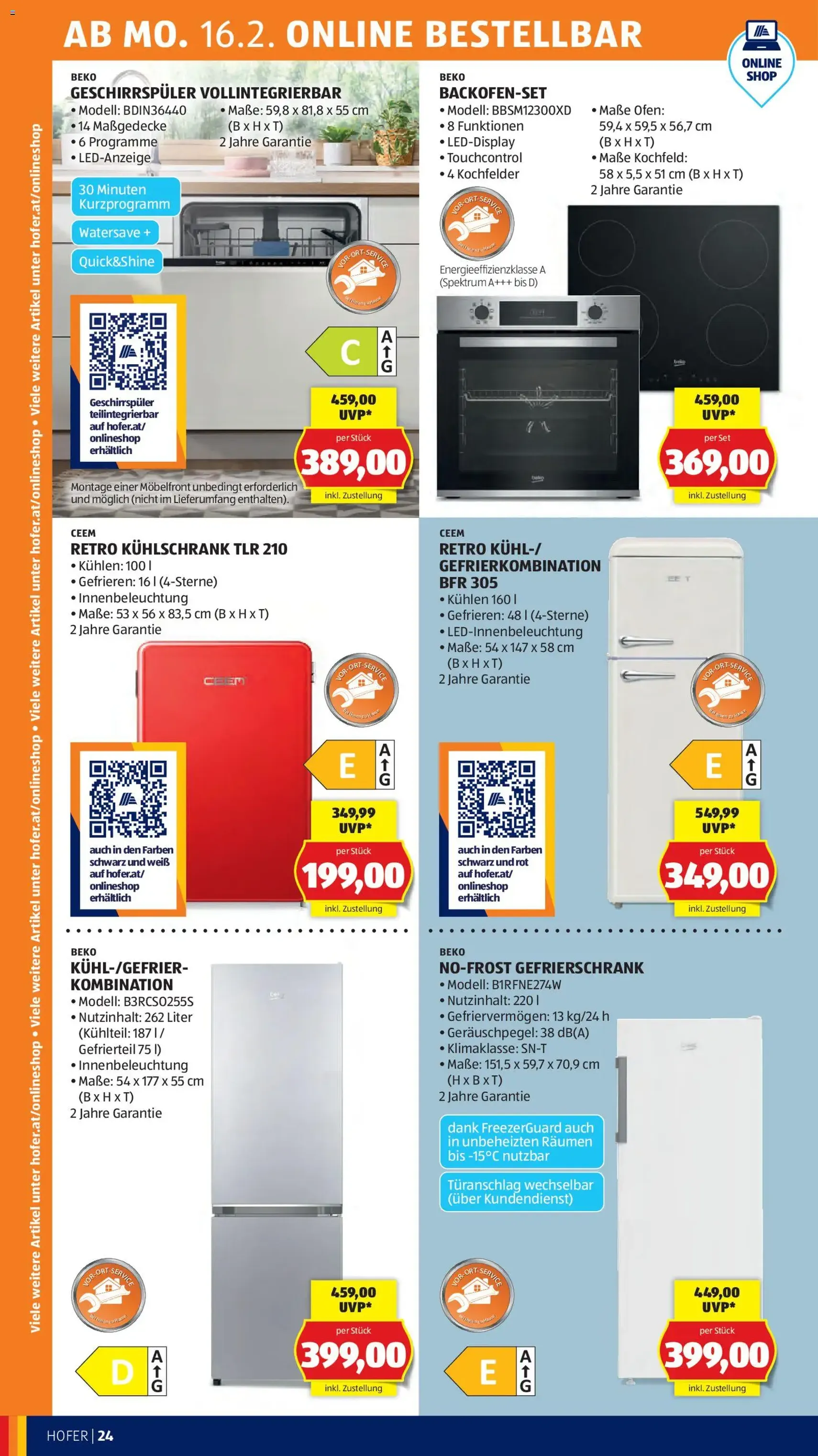 Hofer Flugblatt - Gültiger Prospekt ab 13.02.2026, Seite 28 von insgesamt 41