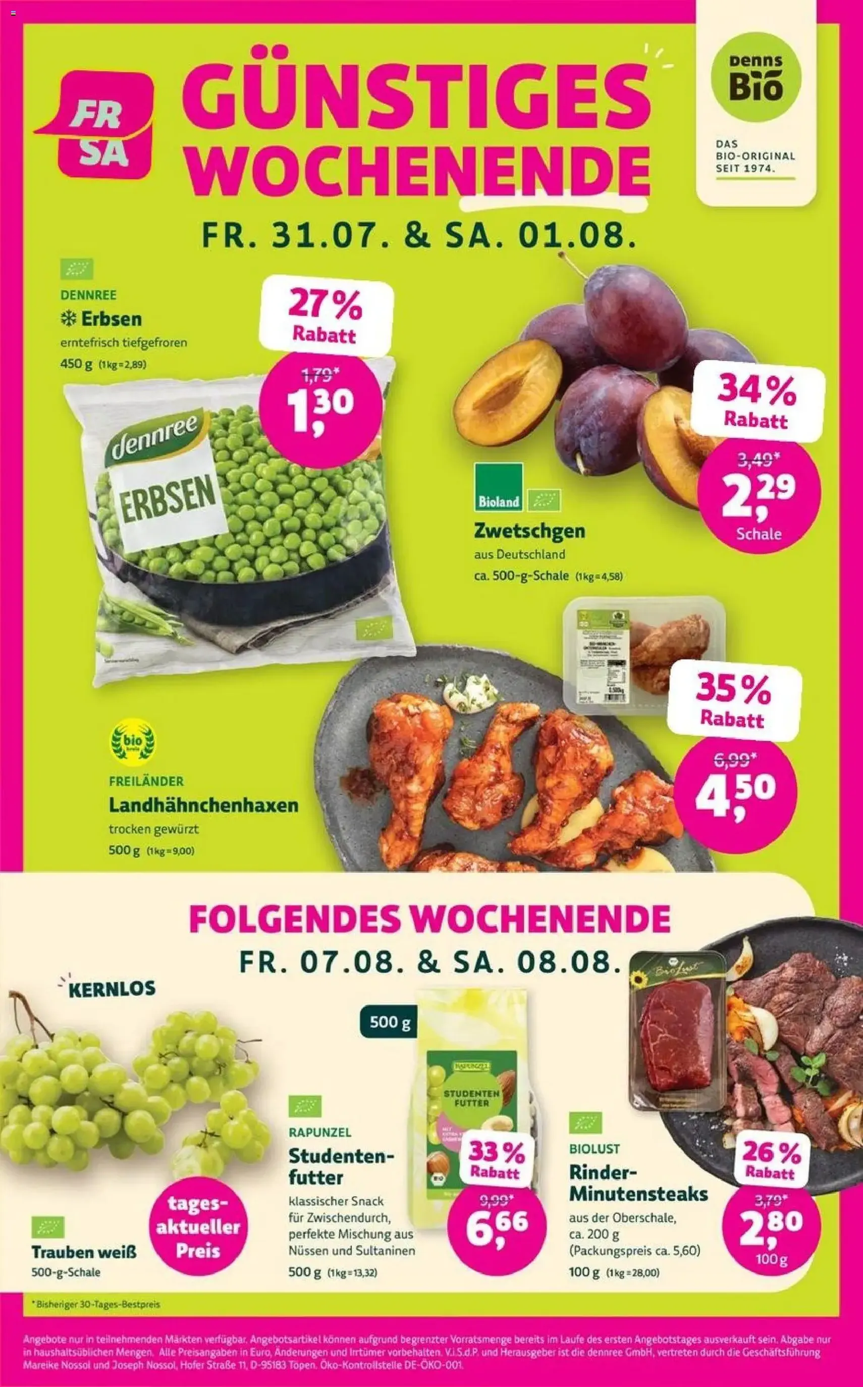Denns BioMarkt Angebote - Gültiger Prospekt ab 29.07.2026, Seite 4 von insgesamt 14