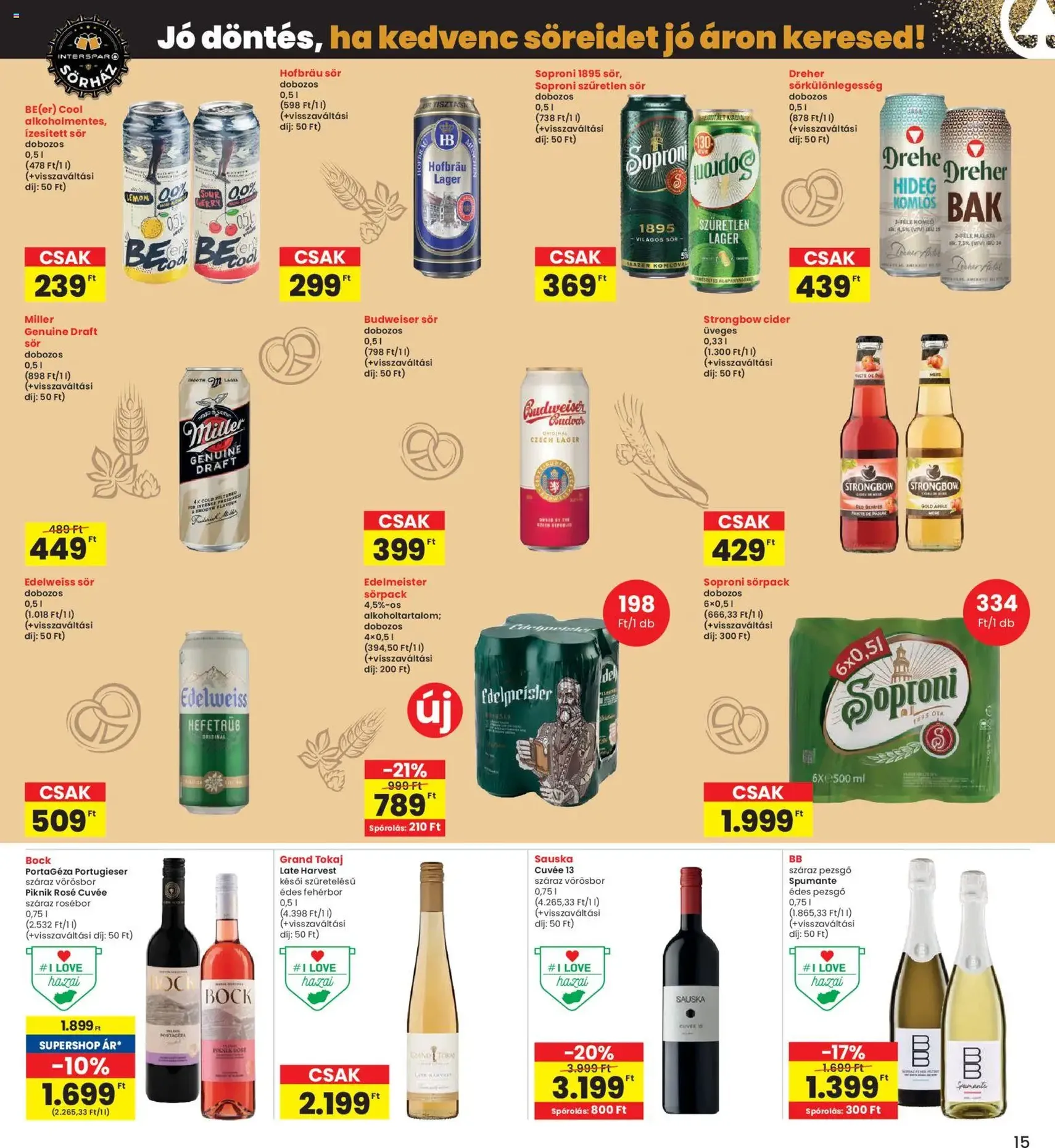 Interspar Akciós újság - 2026.02.19. érvényes szórólap 15 oldal 28 oldalból