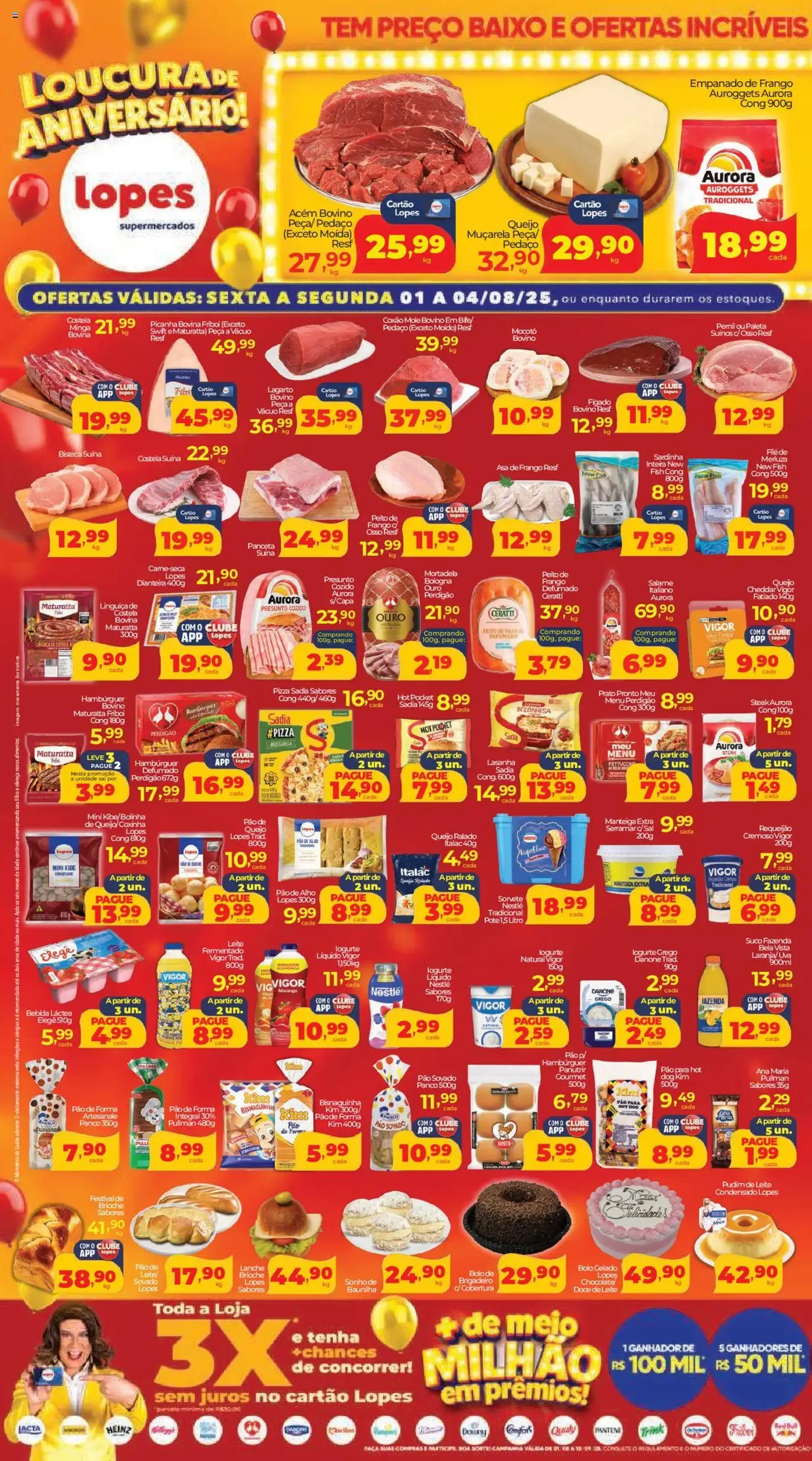 Lopes Supermercados - Ofertas da semana - folheto válido a partir de 01/08/2025 página 2 de 4