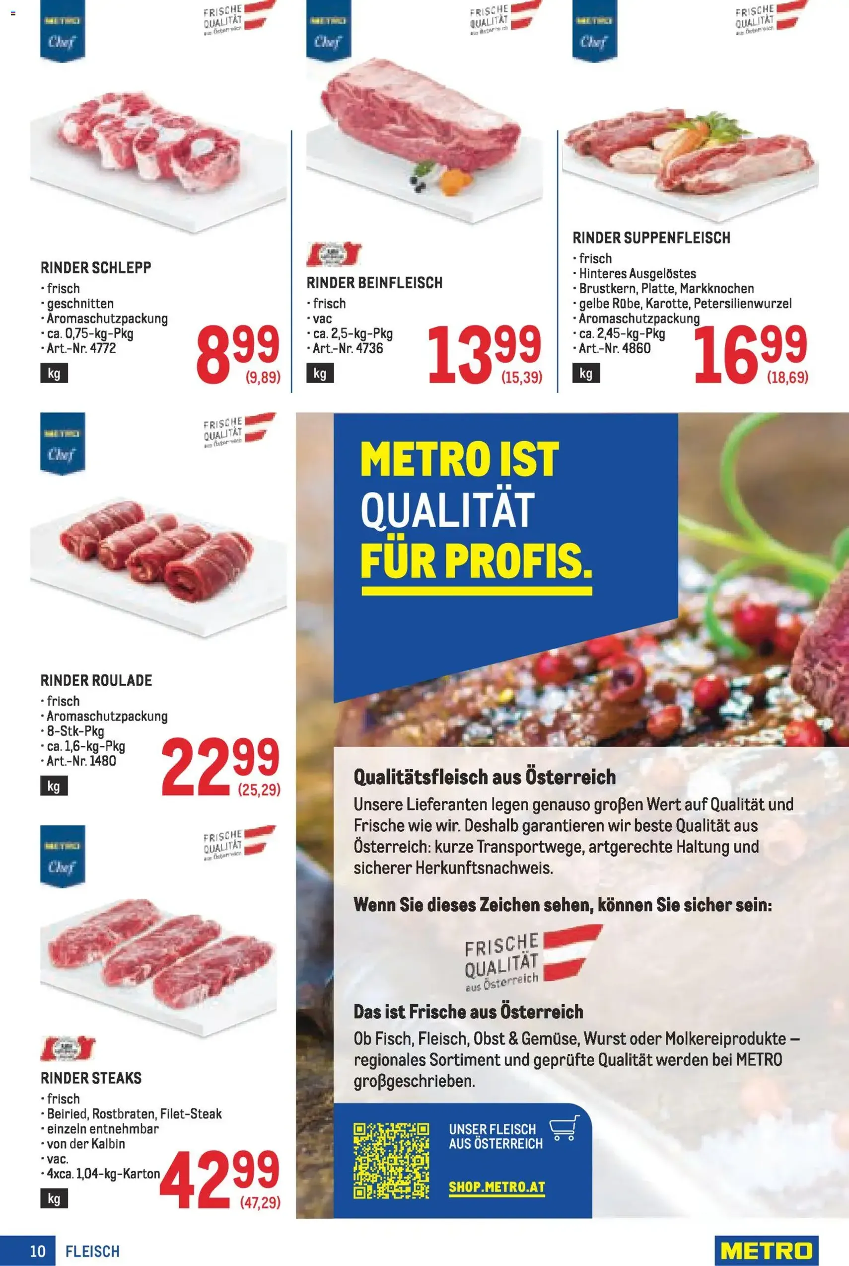 Metro angebote Profi - Gültiger Prospekt ab 19.02.2026, Seite 10 von insgesamt 64