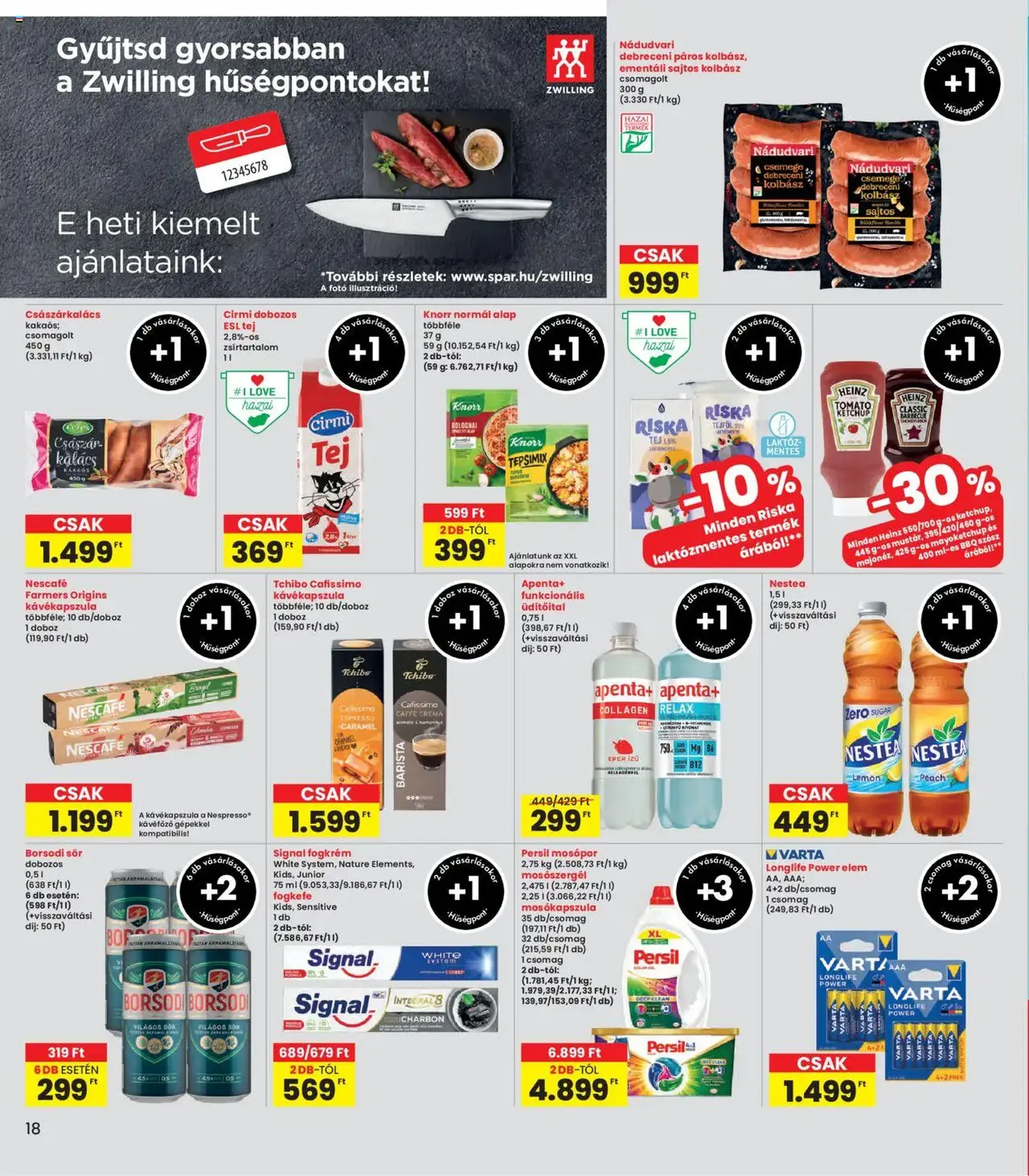 Interspar Akciós újság - 2025.10.16. érvényes szórólap 18 oldal 19 oldalból Interspar Akciós újság - 2025.10.16. érvényes szórólap 18 oldal 19 oldalból