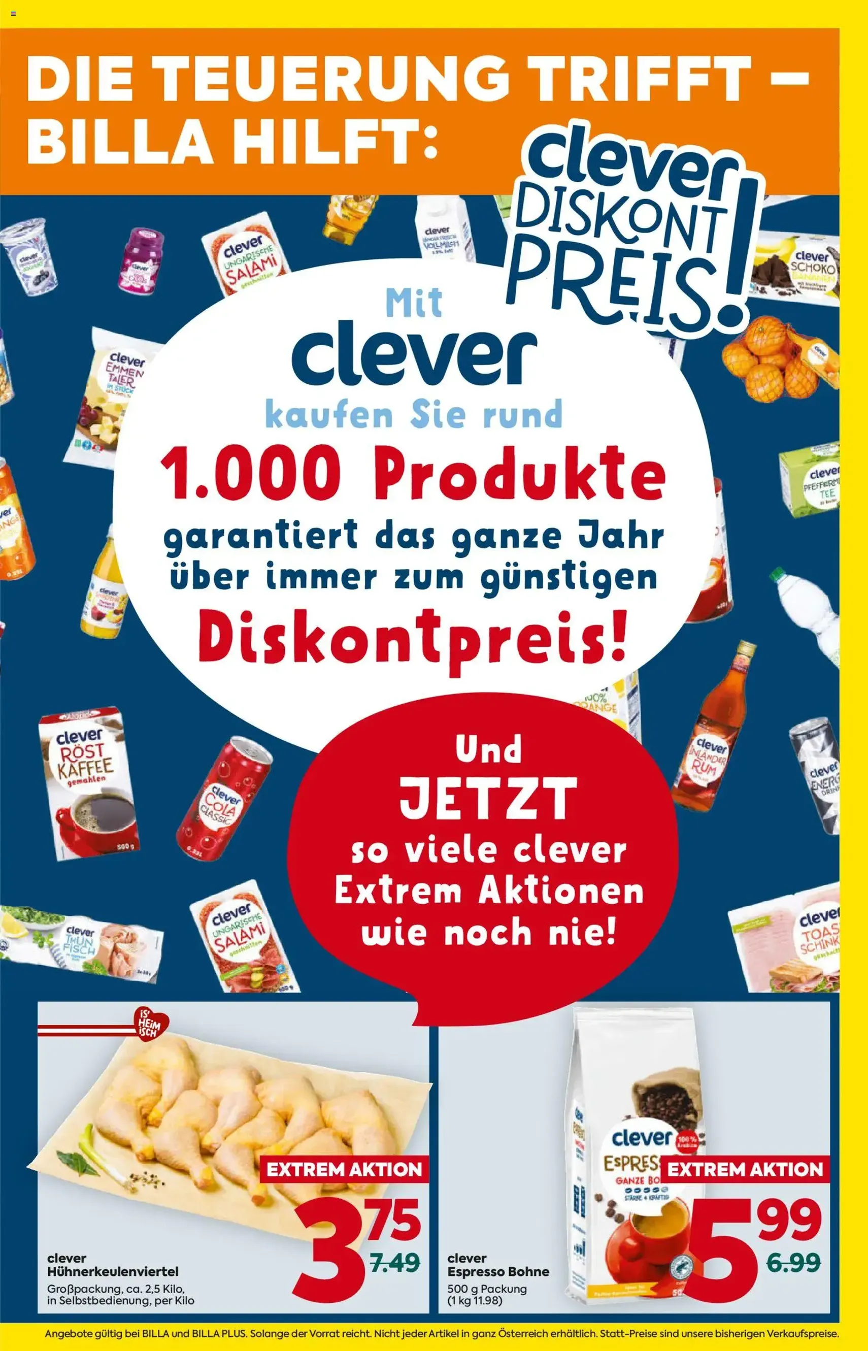 Billa Flugblatt - Gültiger Prospekt ab 30.10.2025, Seite 3 von insgesamt 26