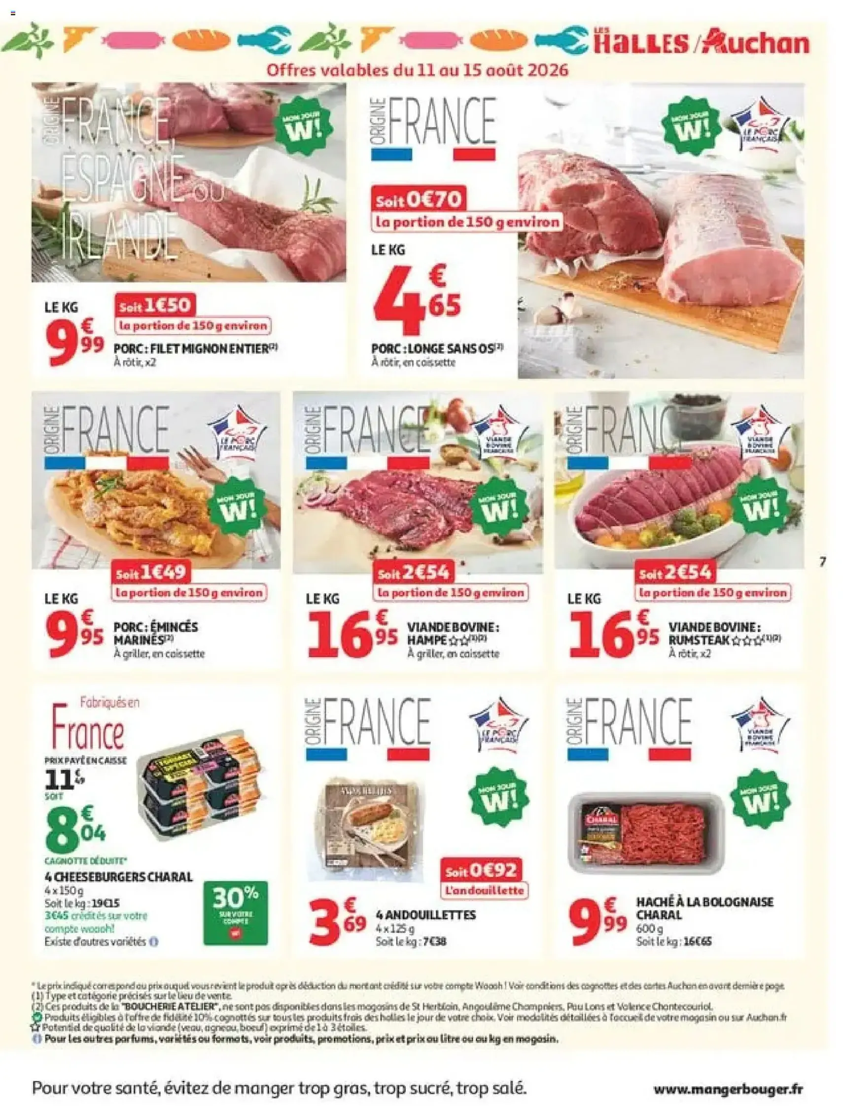 Auchan catalogue - brochure valable à partir du 11/08/2026, page 7 sur 34