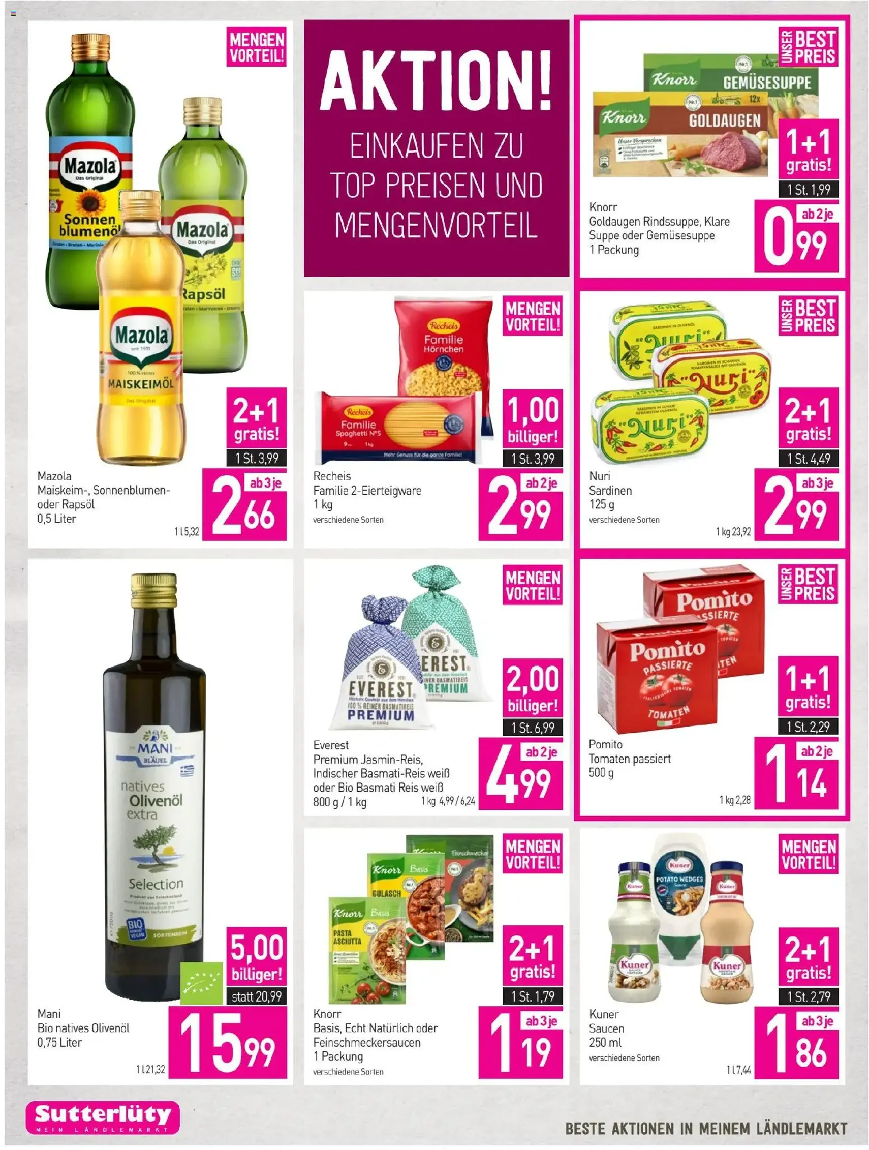 Sutterlüty Flugblatt - Gültiger Prospekt ab 02.04.2026, Seite 20 von insgesamt 24