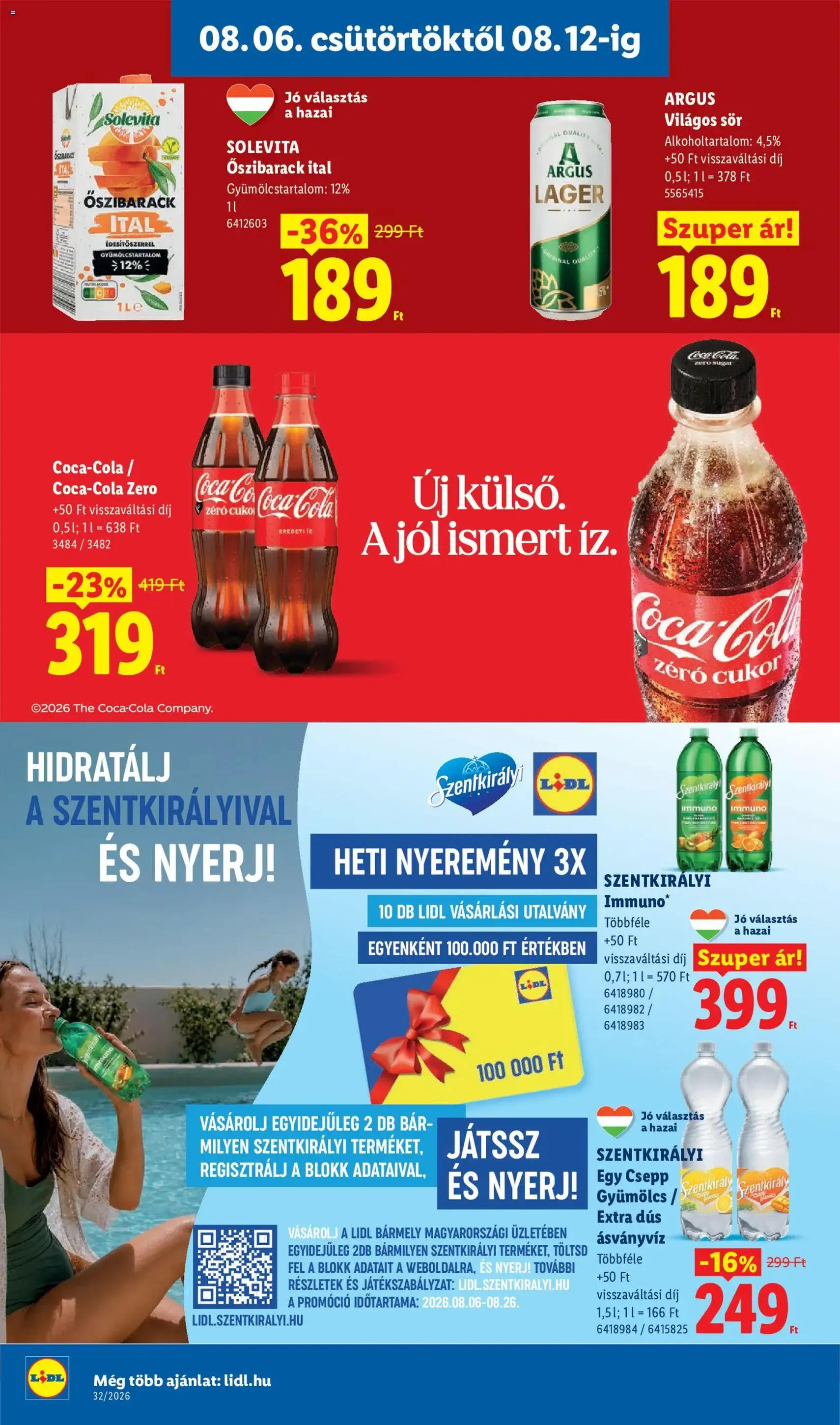 Lidl akciós újság - 2026.08.06. érvényes szórólap 16 oldal 80 oldalból