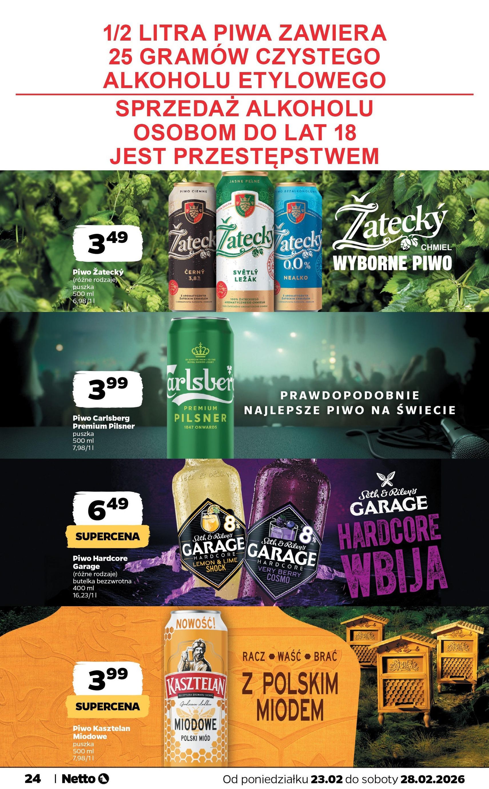 Netto gazetka - Spożywcza - ważny gazetka od 23.02.2026 strona 24 z 36
