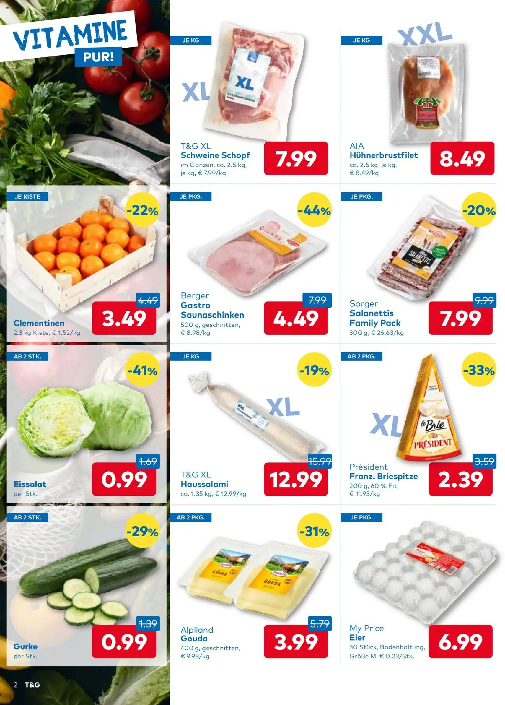 T&G Flugblatt - Gültiger Prospekt ab 18.12.2025, Seite 2 von insgesamt 8