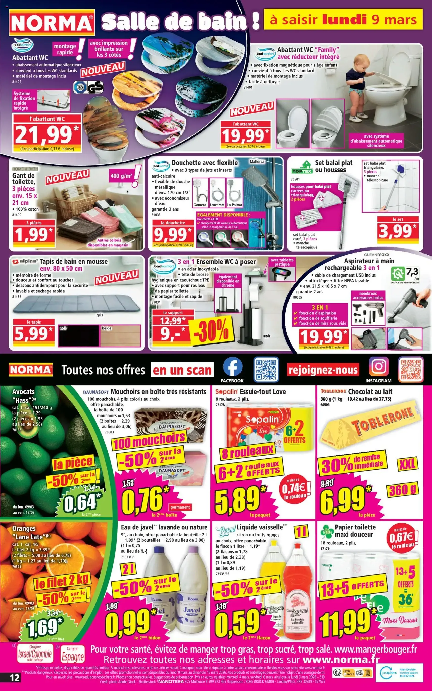 Norma catalogue - brochure valable à partir du 04/03/2026, page 12 sur 14