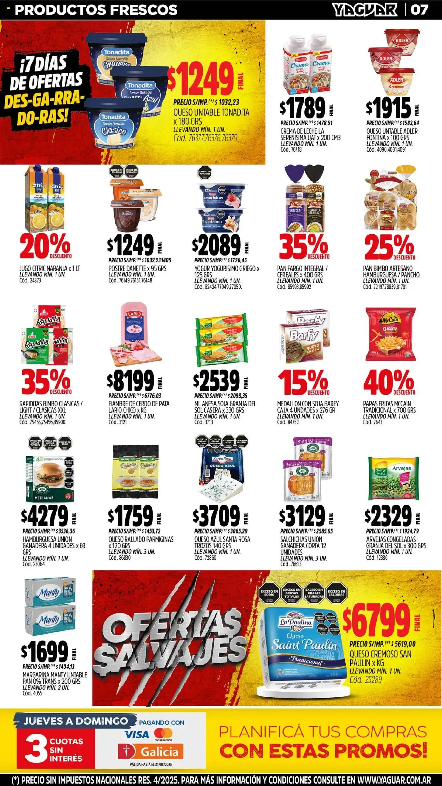 Yaguar catálogo - folleto válido desde 04/08/2025 página 7 de 45