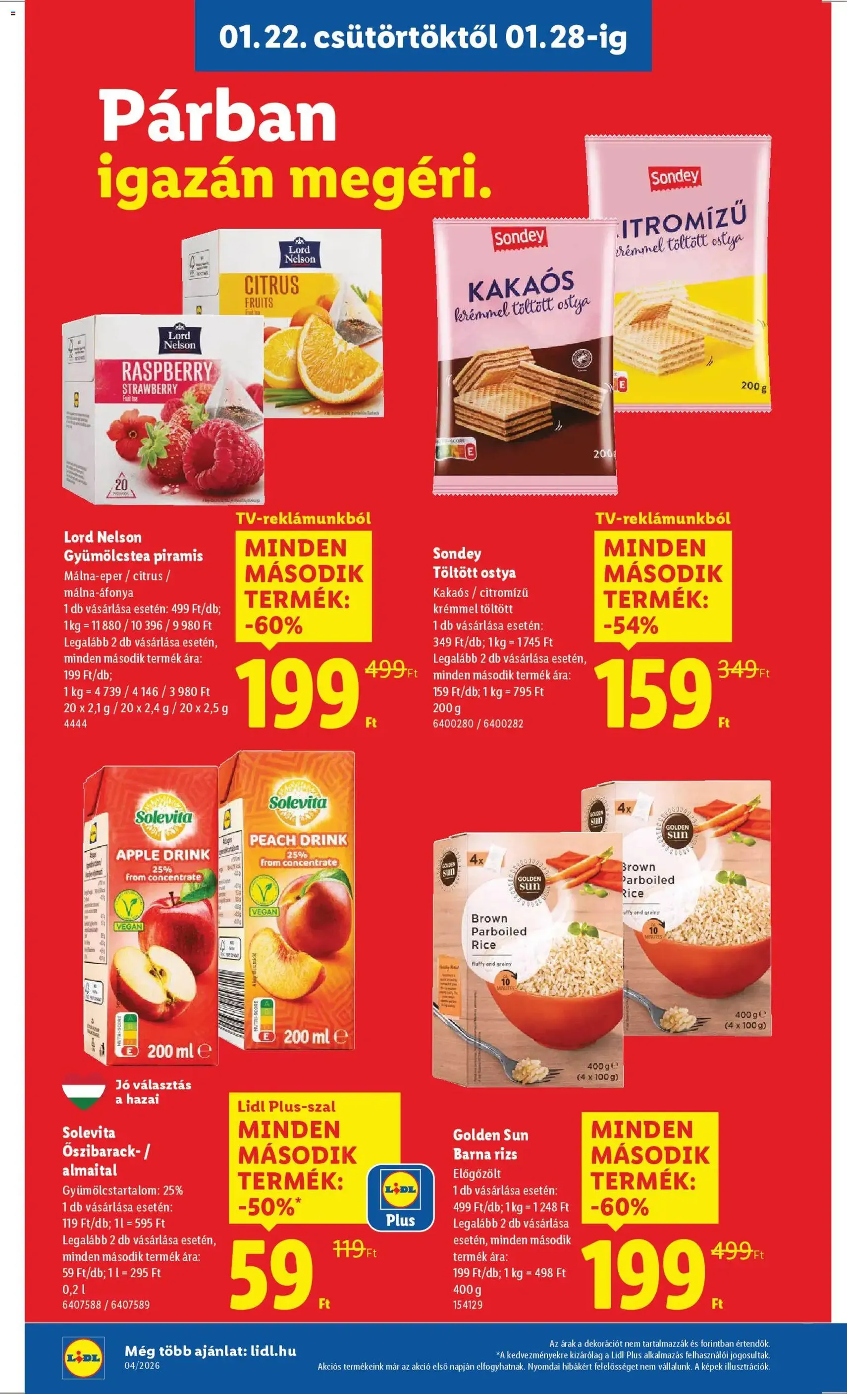 Lidl Akciós újság - 2026.01.22. érvényes szórólap 12 oldal 58 oldalból