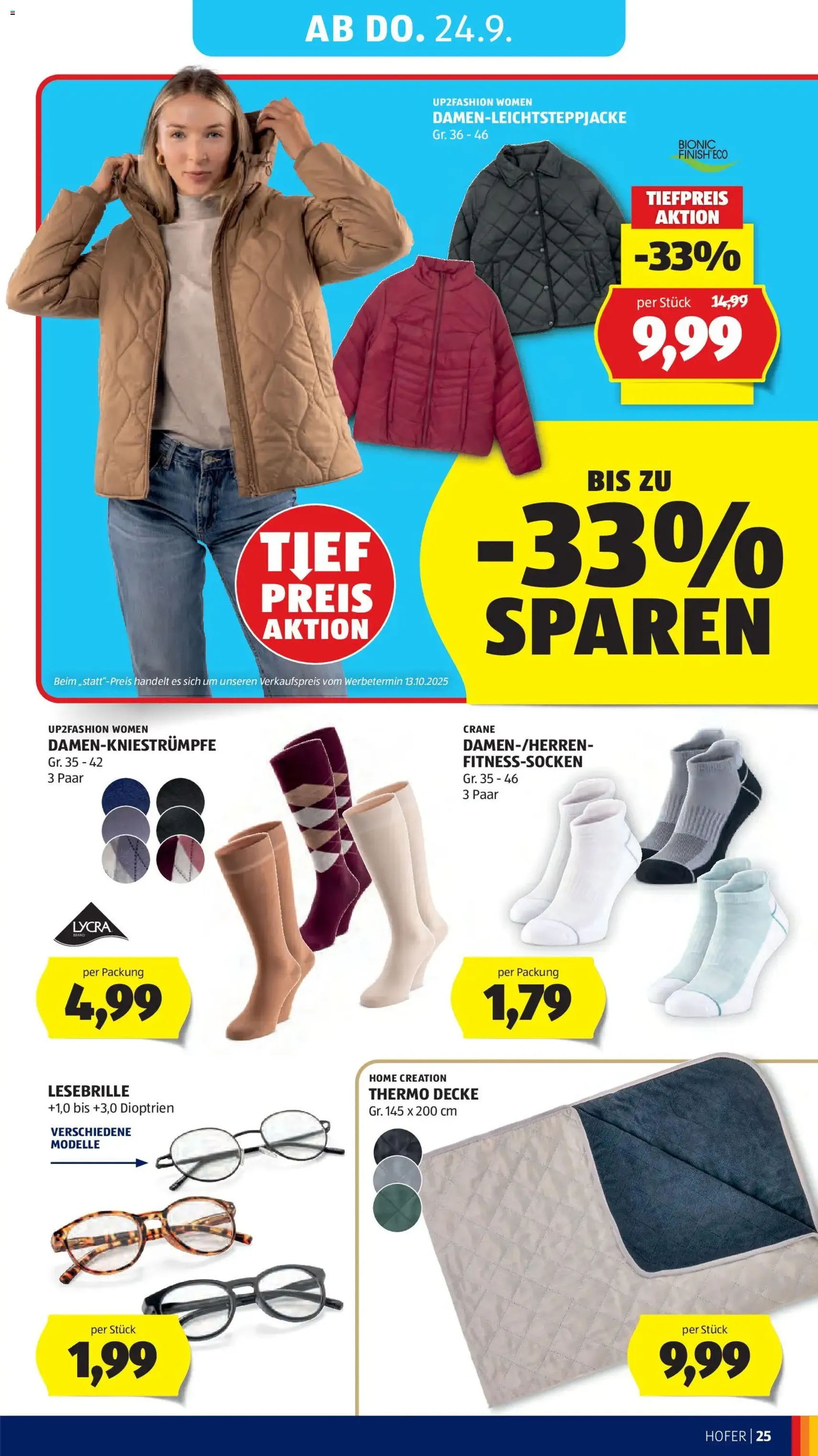 Hofer Flugblatt - Gültiger Prospekt ab 18.09.2026, Seite 31 von insgesamt 48