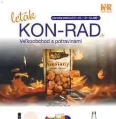 KON - RAD leták - náhľad letáku platný od 01.10.2025