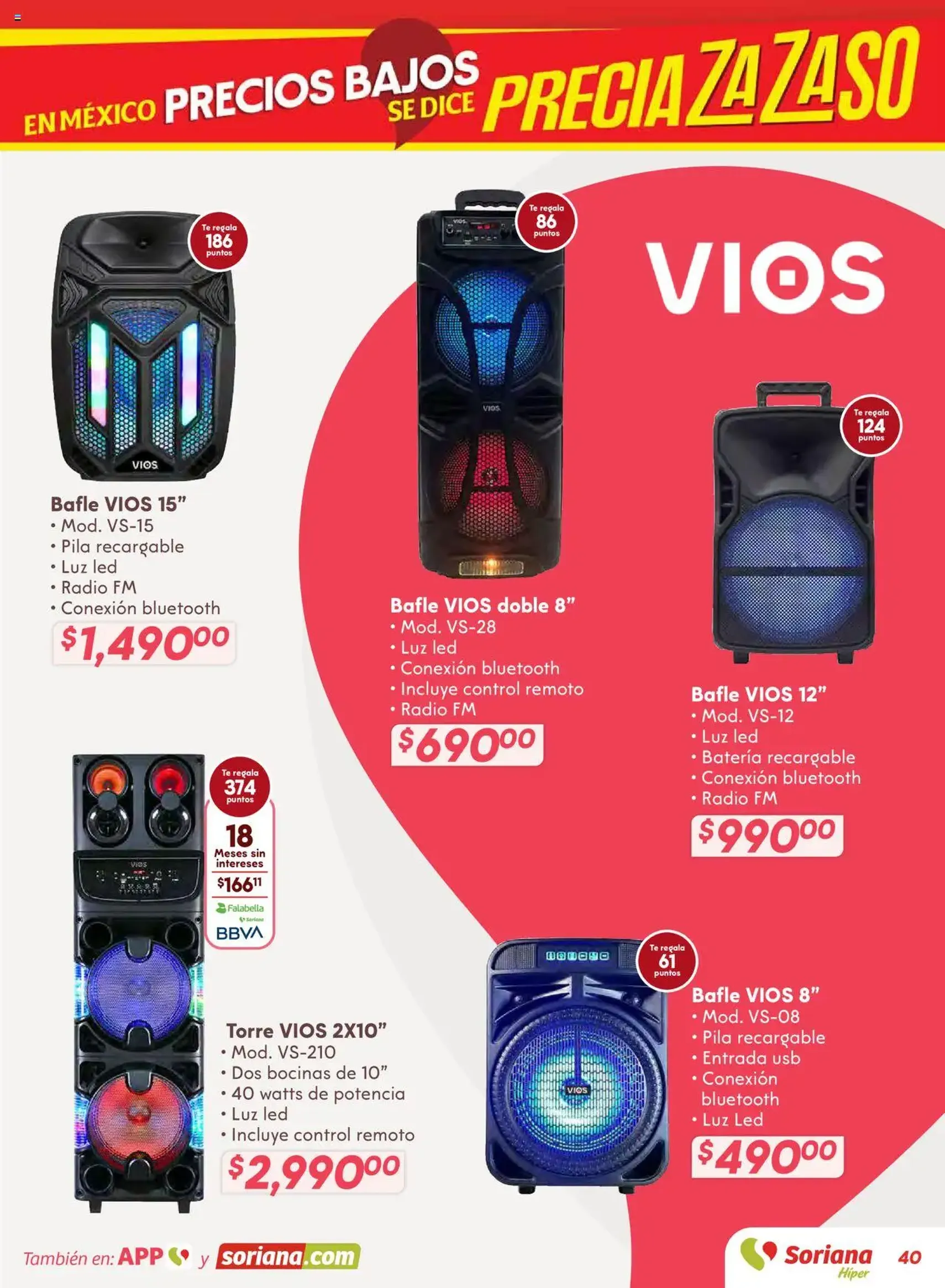 Soriana - Preciazazaso Híper: Ags, Col, Gto, Jal, Mich - folleto válido desde 14/08/2025 página 40 de 55 Soriana - Preciazazaso Híper: Ags, Col, Gto, Jal, Mich - folleto válido desde 14/08/2025 página 40 de 55