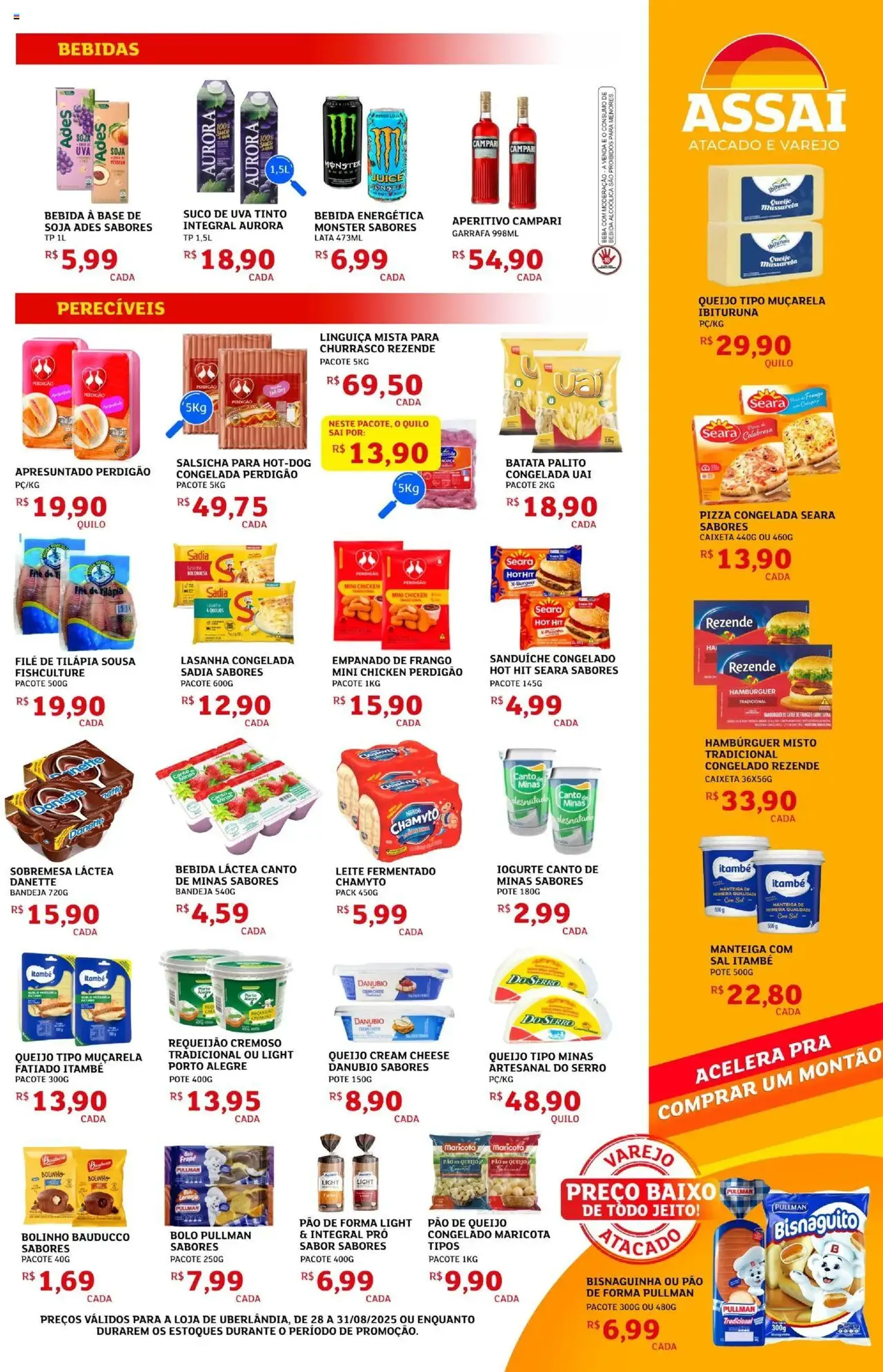 Encarte Assaí Atacadista - folheto válido a partir de 28/08/2025 página 3 de 4