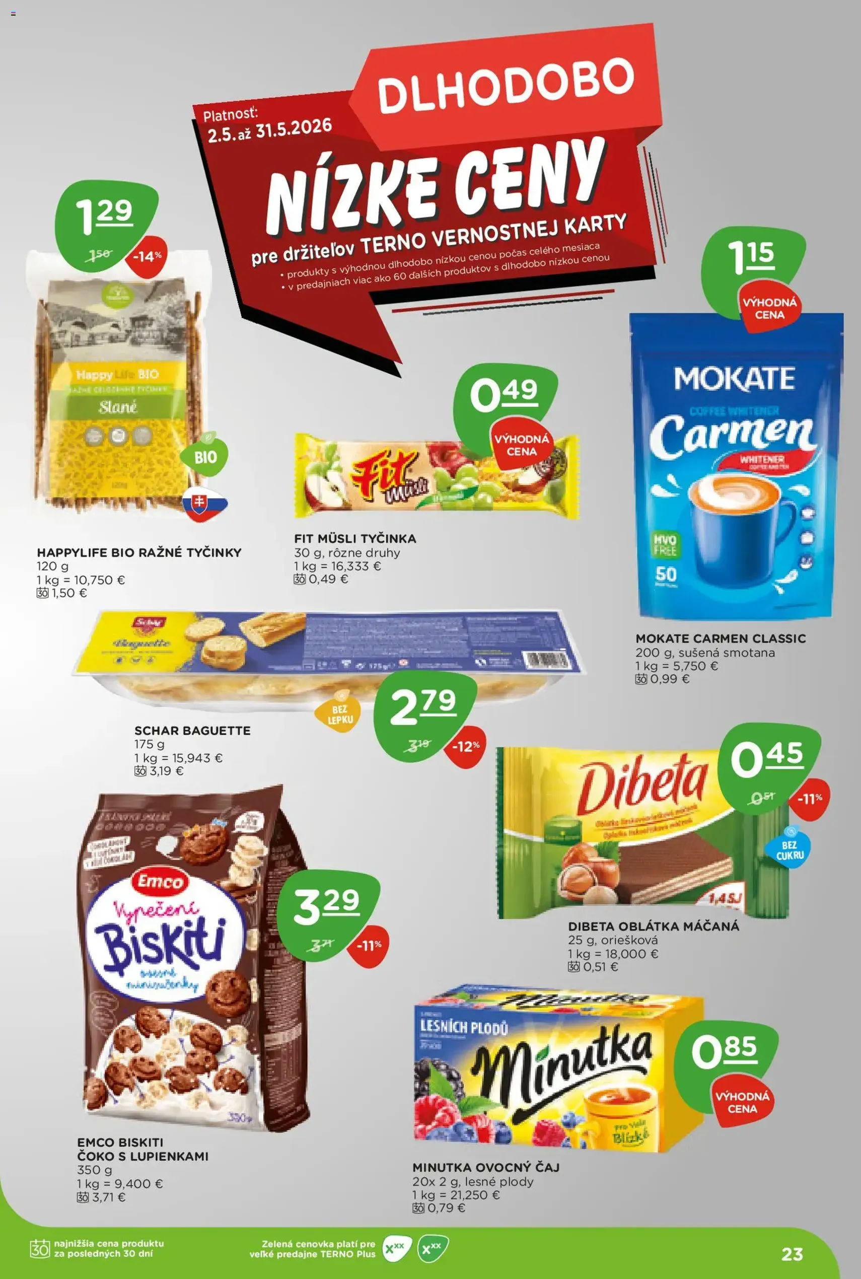 Terno leták - platný leták od 30.04.2026 strana 23 z 24