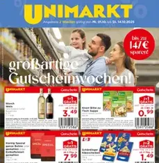 Unimarkt Flugblatt - Prospekt Vorschau gültig ab 01.10.2025