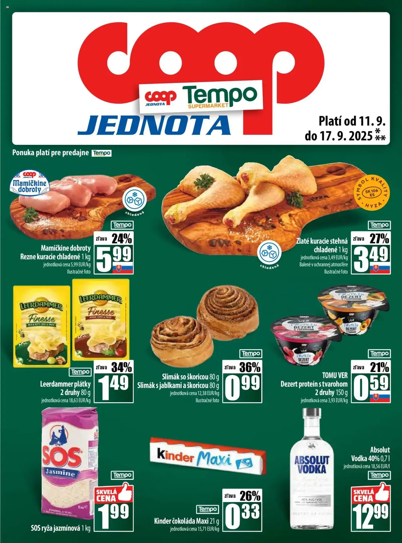 COOP Jednota leták - platný leták od 11.09.2025 strana 25 z 28 COOP Jednota leták - platný leták od 11.09.2025 strana 25 z 28