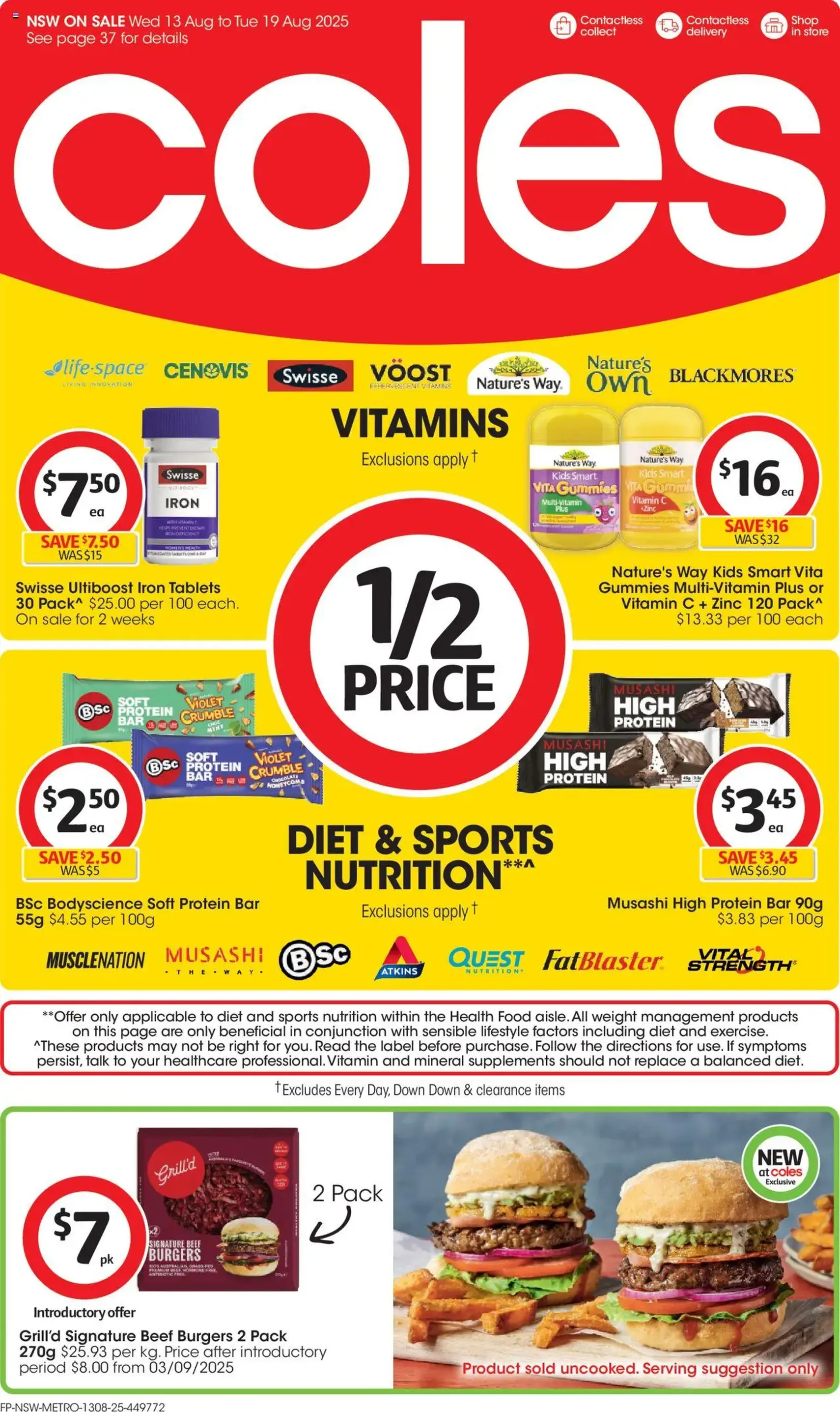 Coles Catalogue NSW - valid flyer from 13/08/2025, page 1 of 49 Coles Catalogue NSW - valid flyer from 13/08/2025, page 1 of 49
