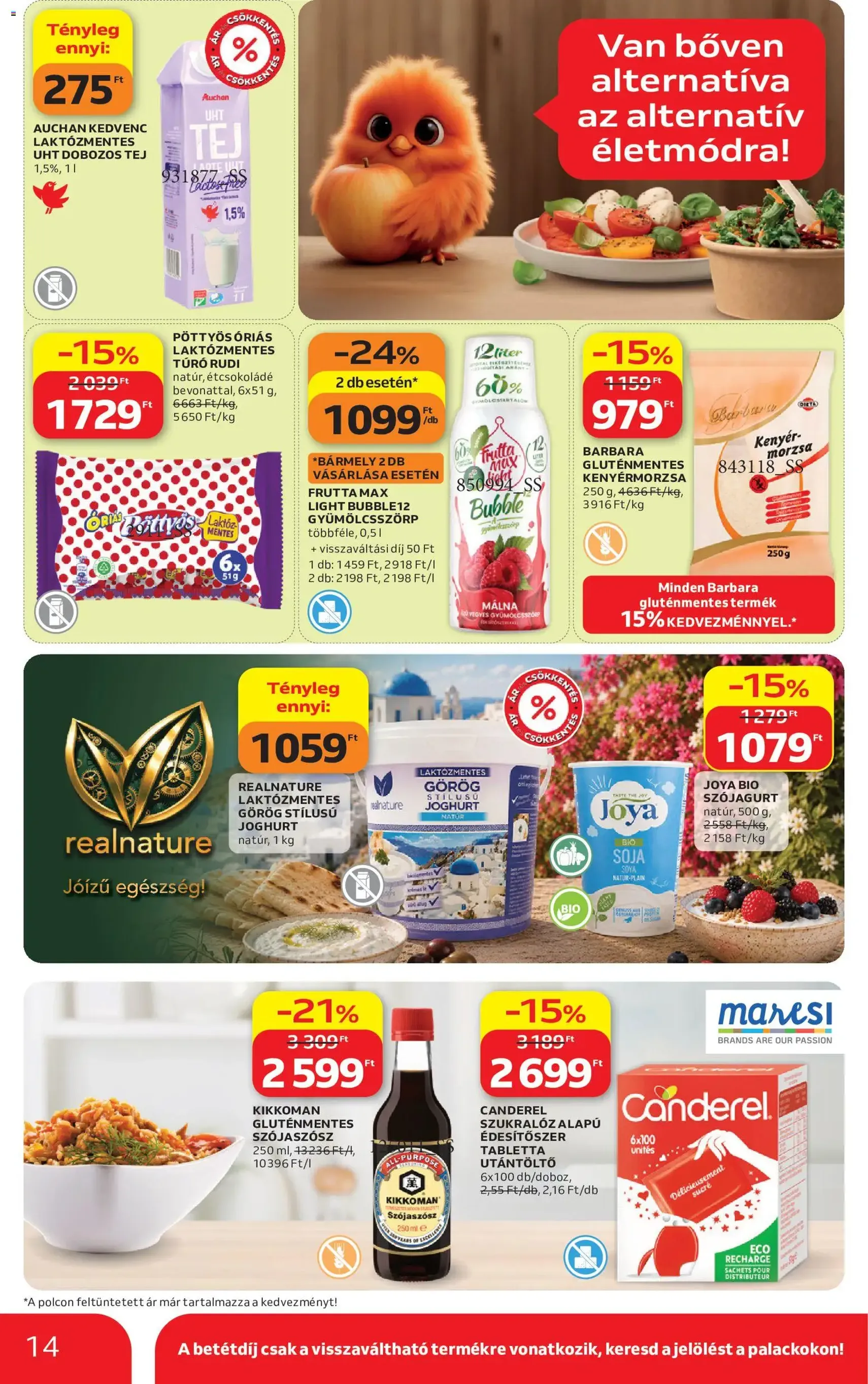 Auchan akciós újság - 2026.06.25. érvényes szórólap 14 oldal 38 oldalból
